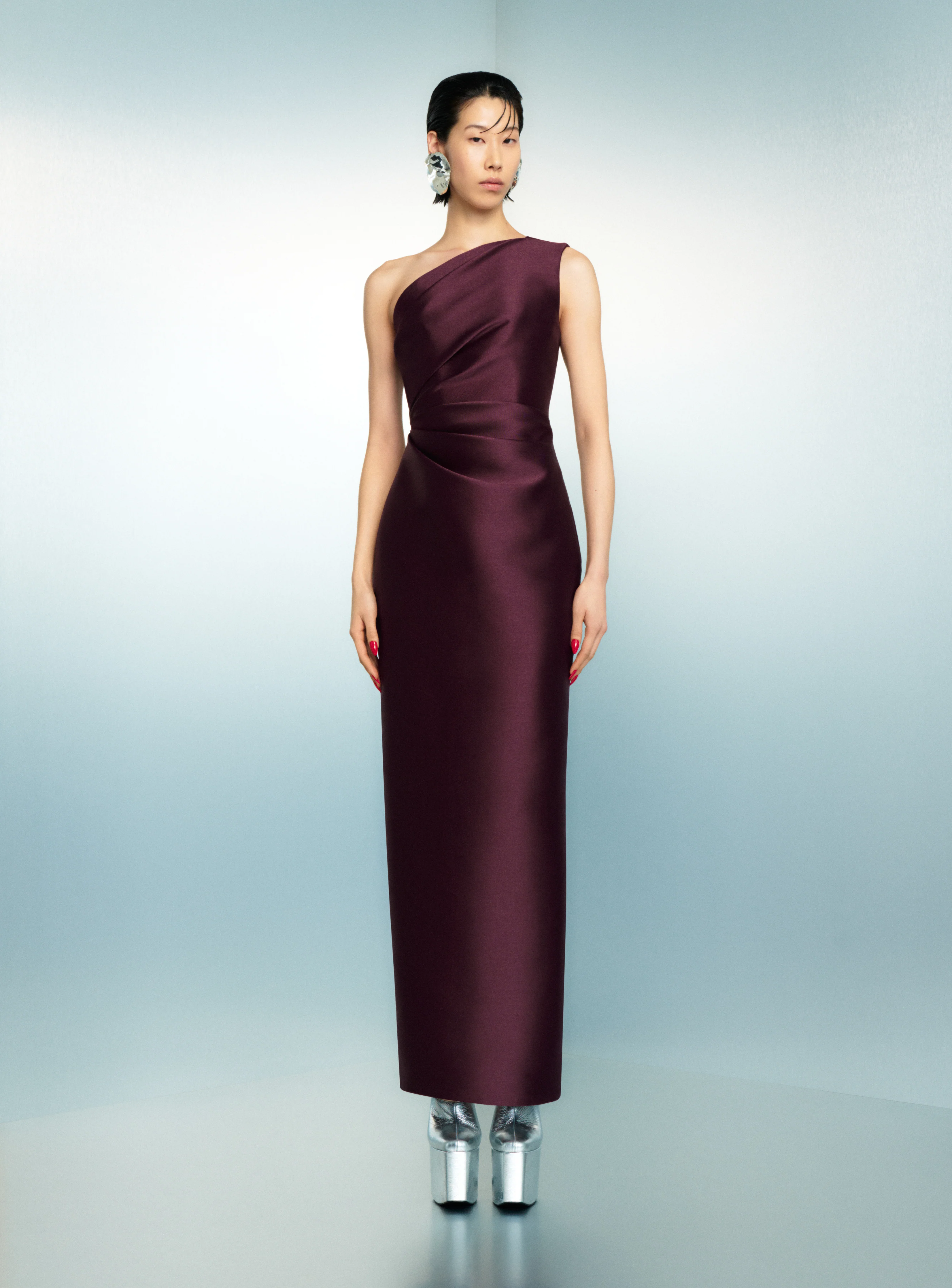 The Kira Maxi Dress in Raisin - Image 4