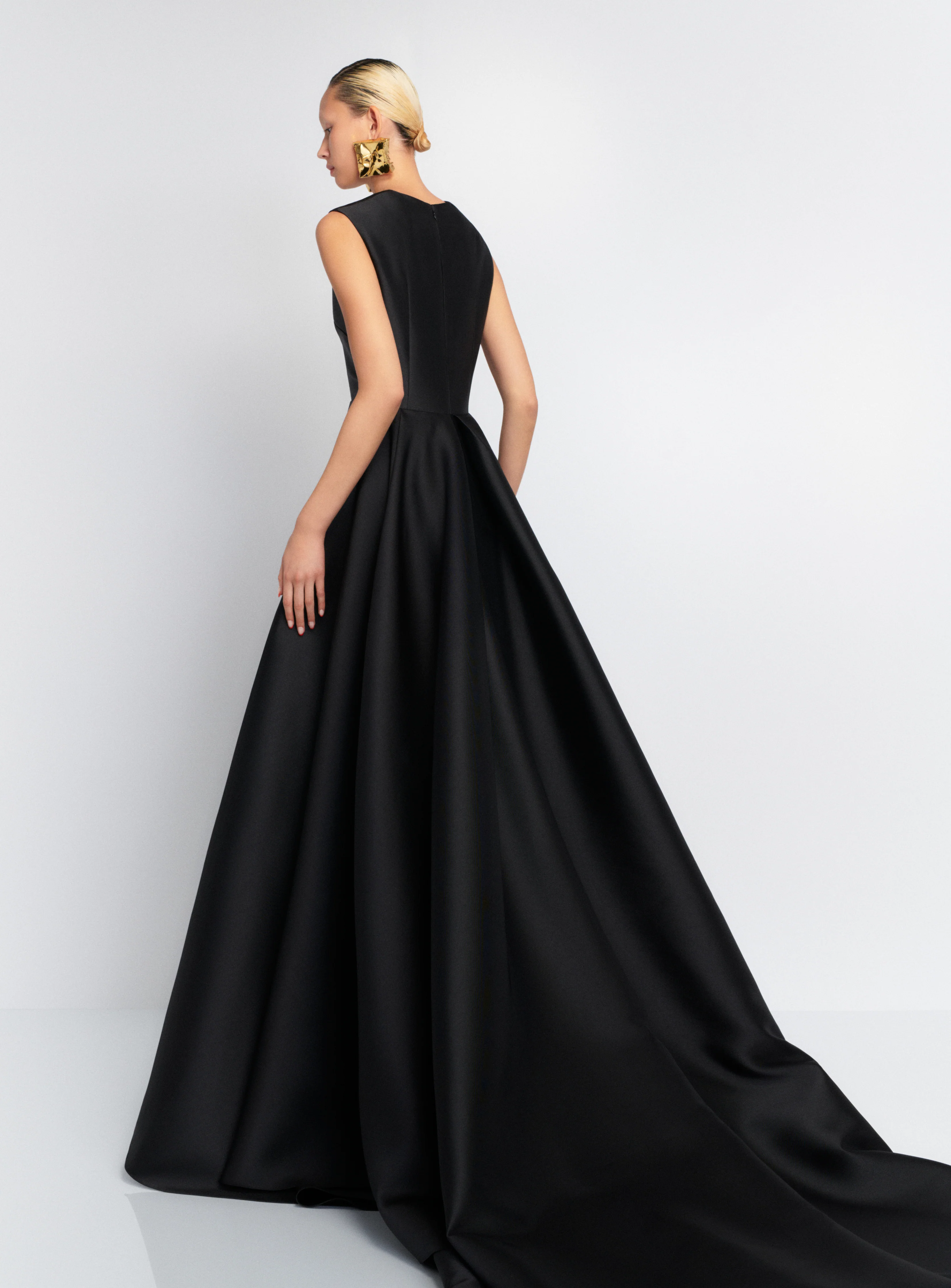 The Larsen Maxi Dress in Black - Image 3