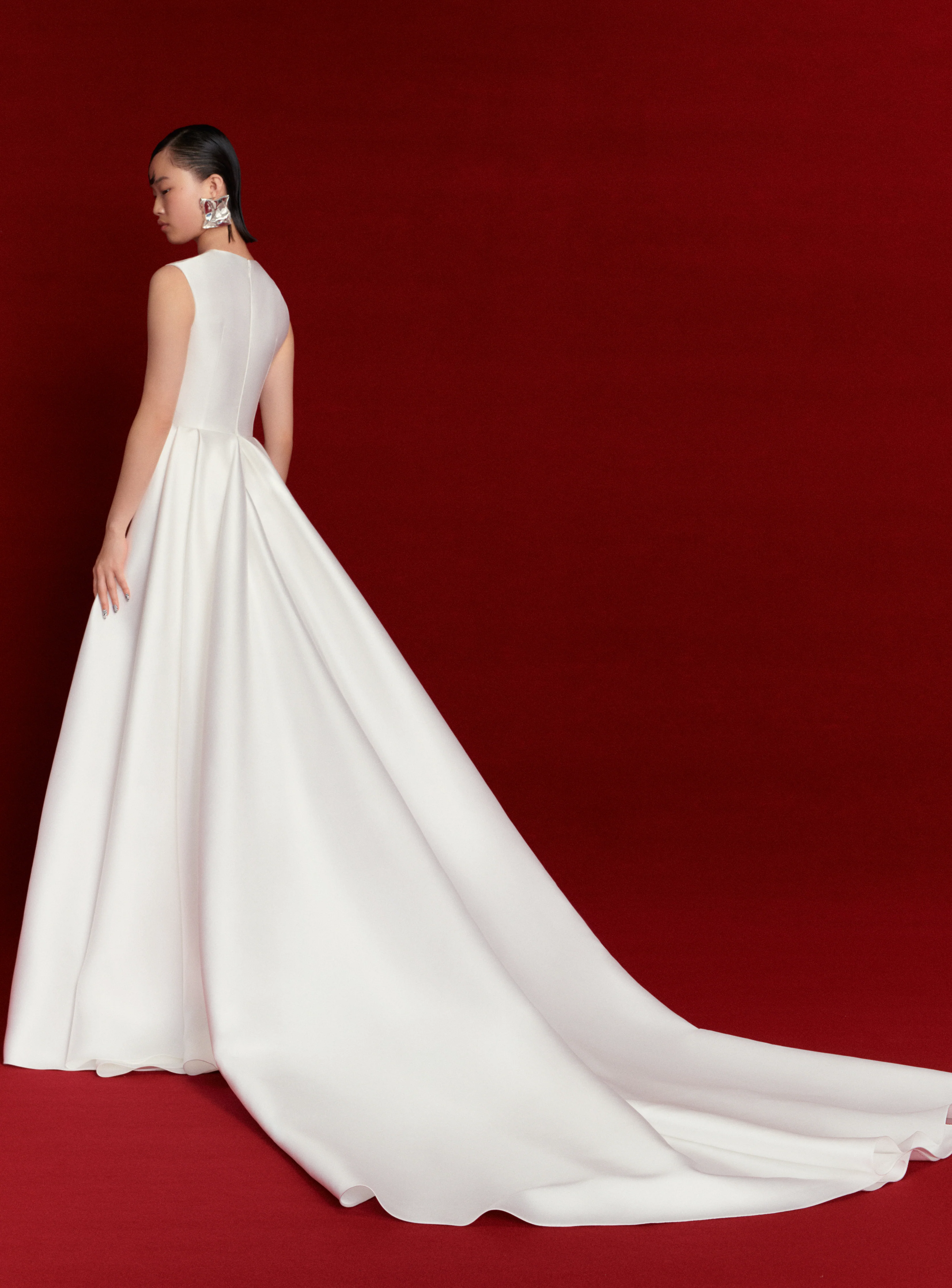 The Larsen Maxi Dress in Cream - Image 4