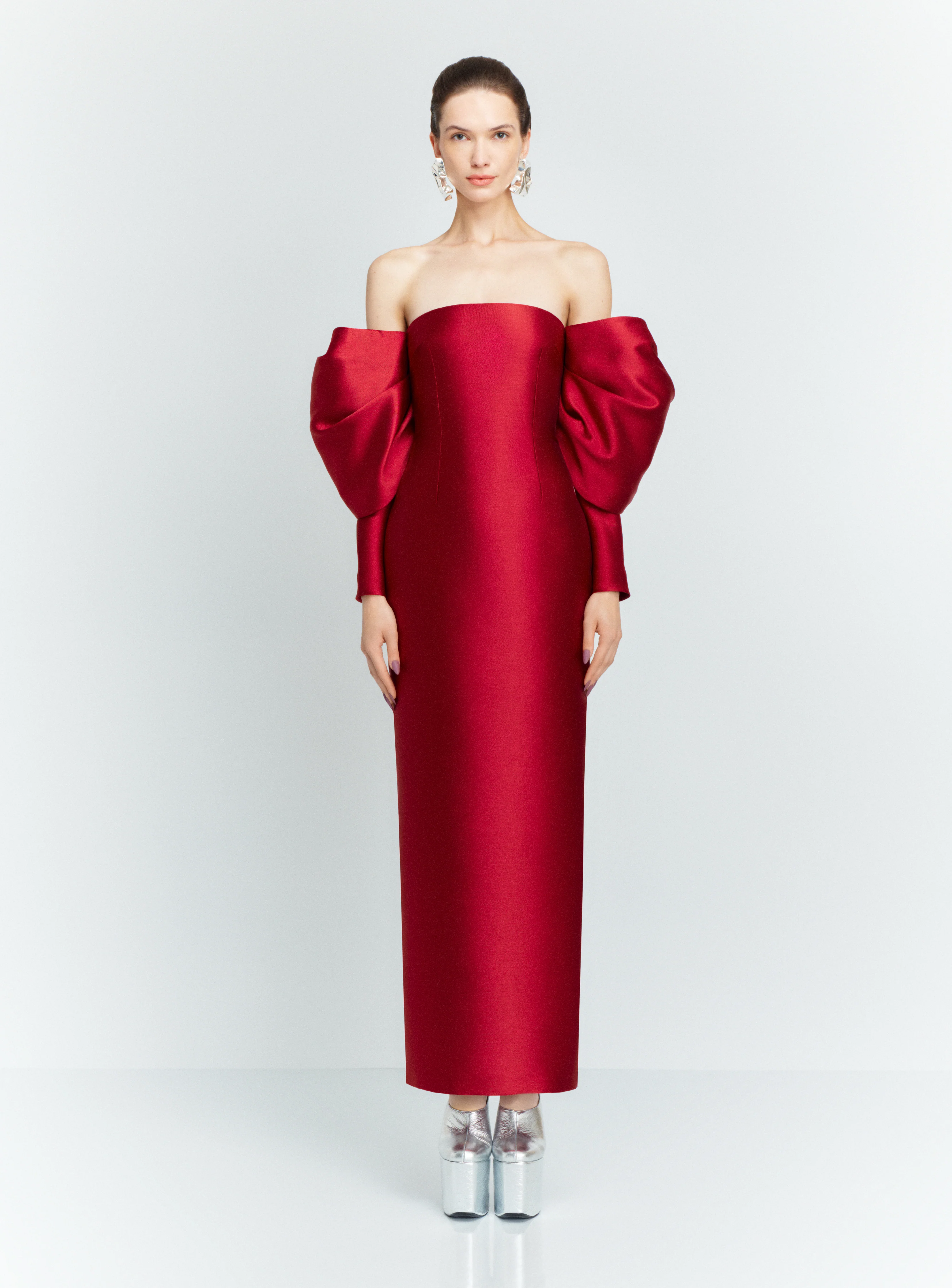 The Laylah Maxi Dress in Ruby