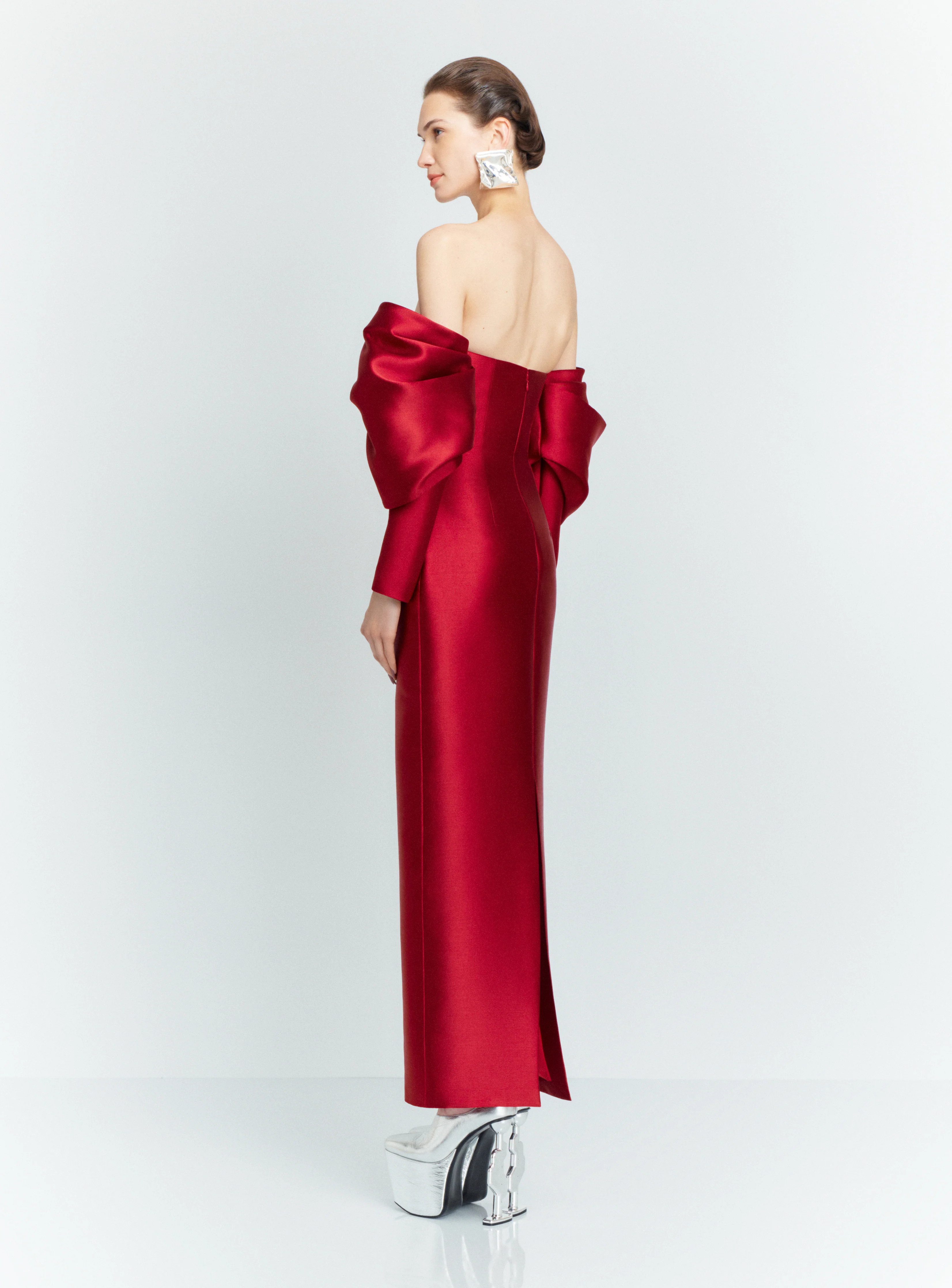 The Laylah Maxi Dress in Ruby - Image 3