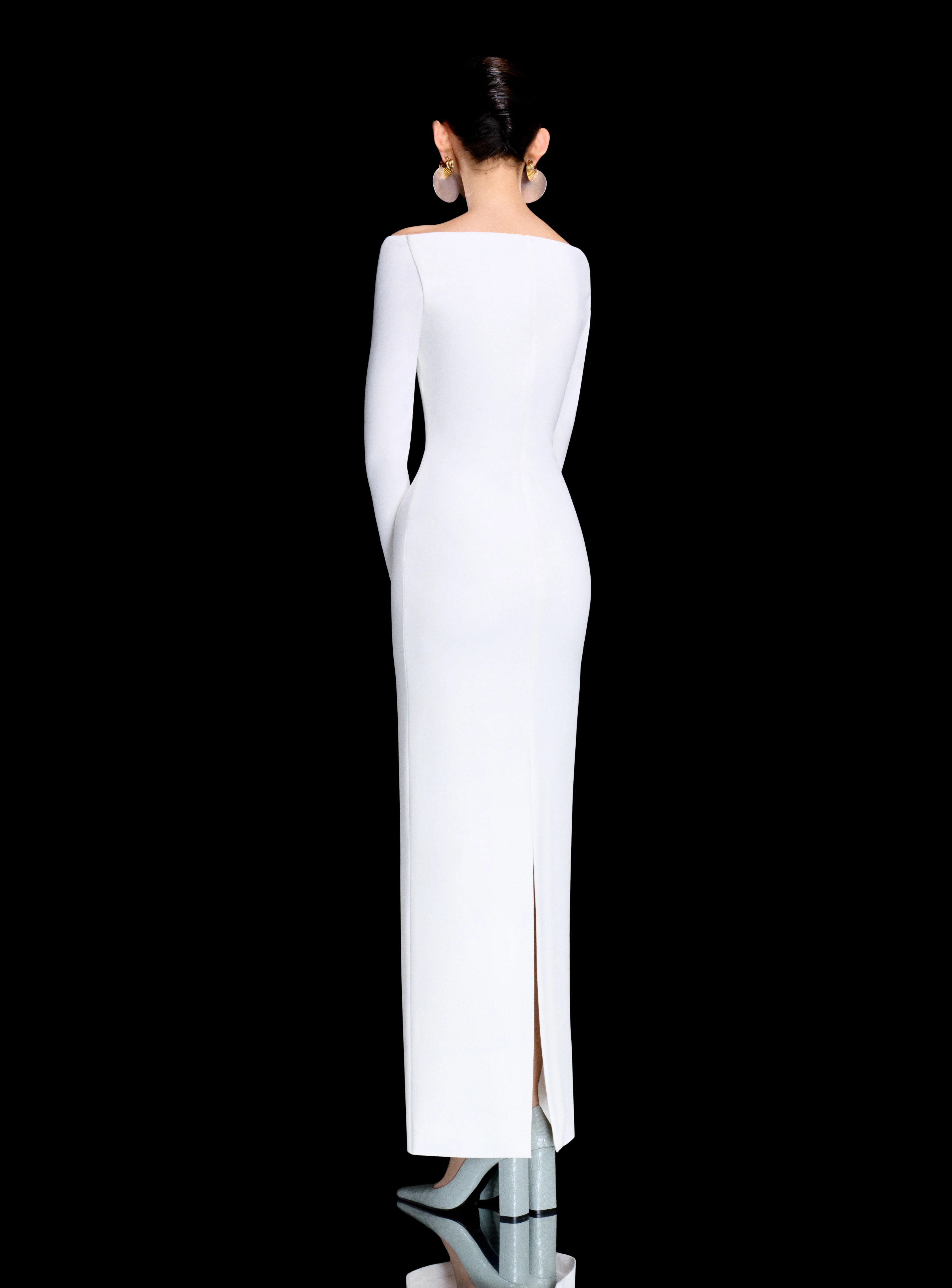 The Lolita Maxi Dress in Cream - Image 3