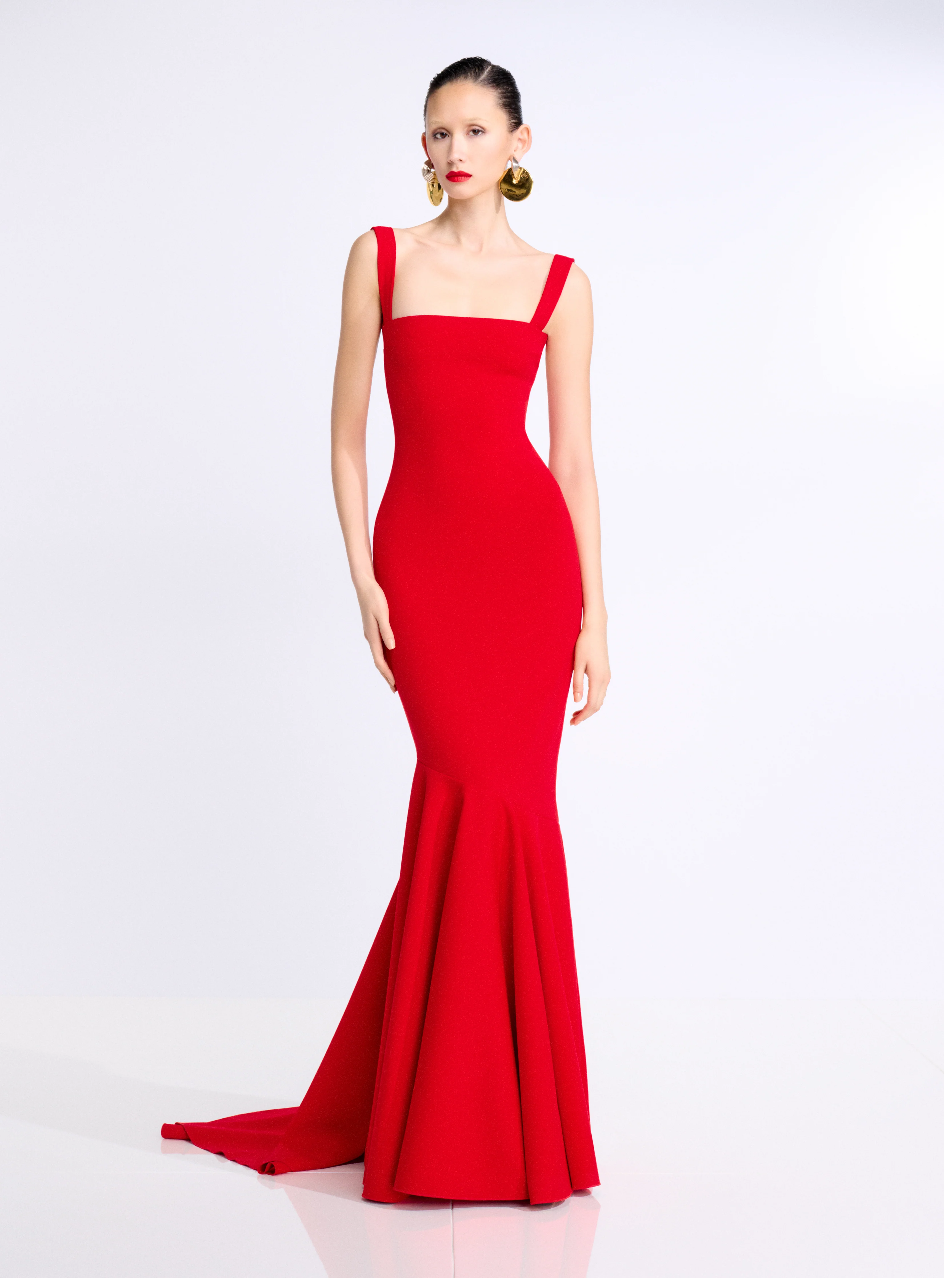The Lottie Maxi Dress in Red - Image 2