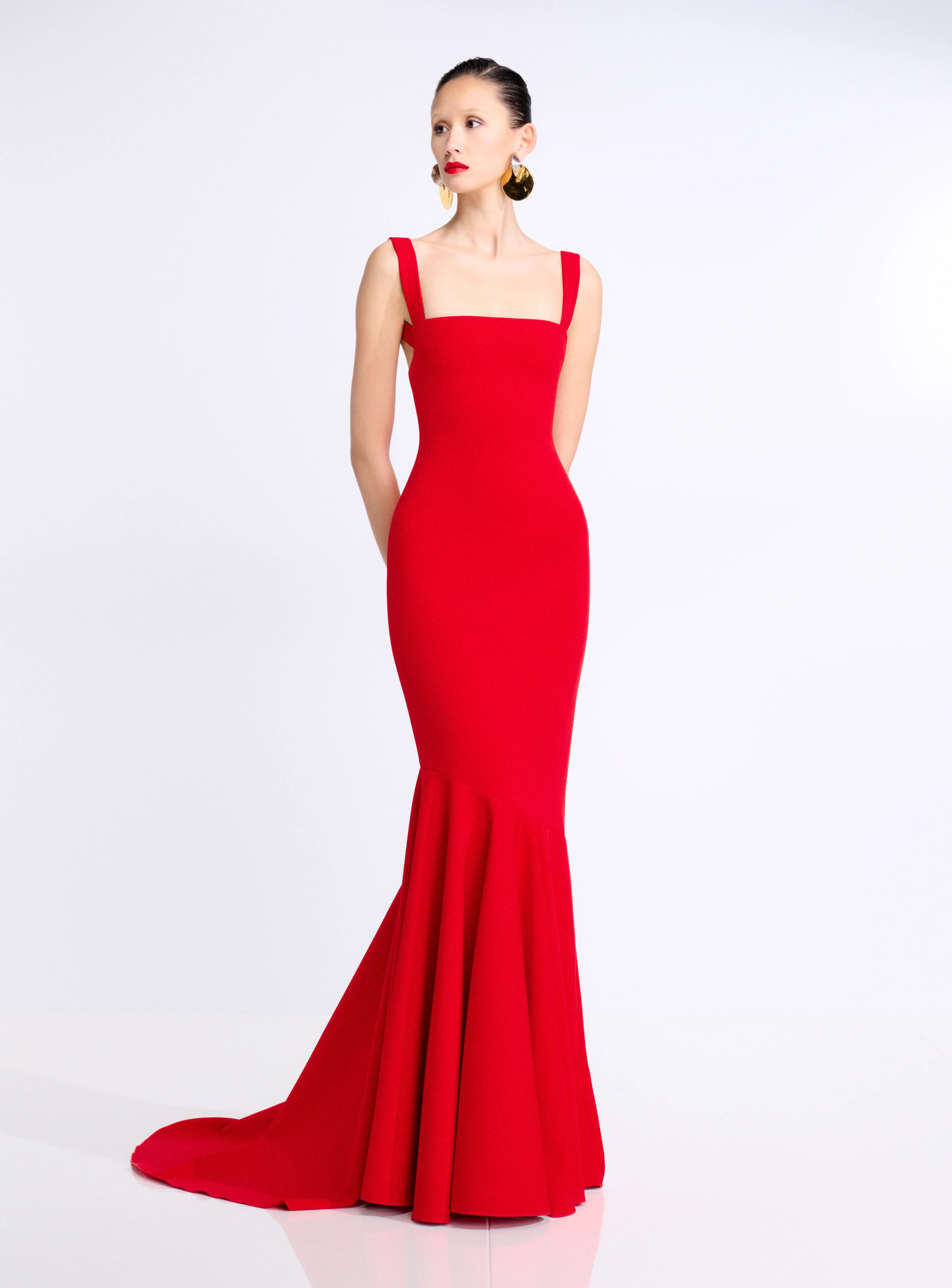 The Lottie Maxi Dress in Red - Image 4