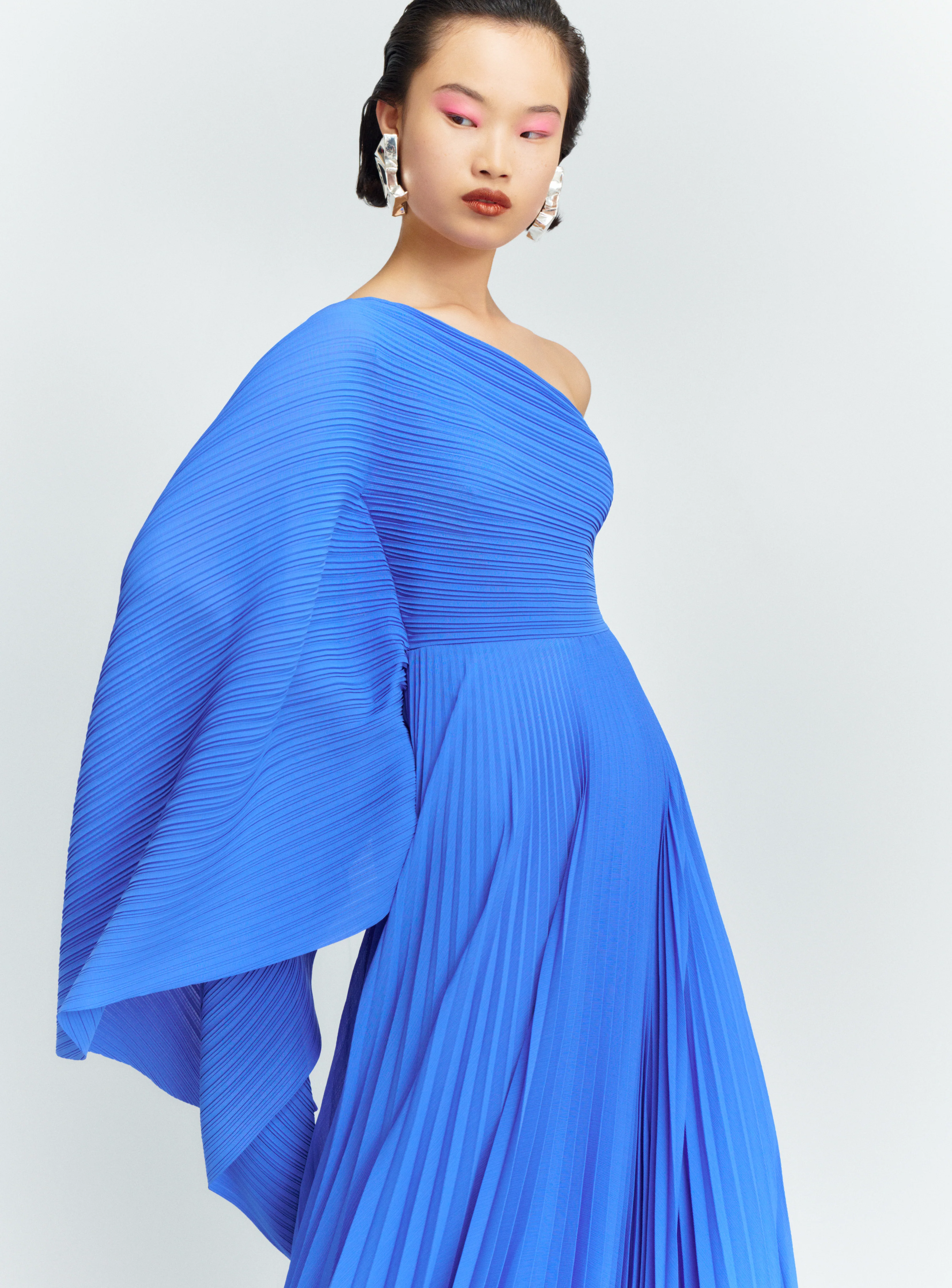 The Maci Maxi Dress in Iris Blue - Image 2