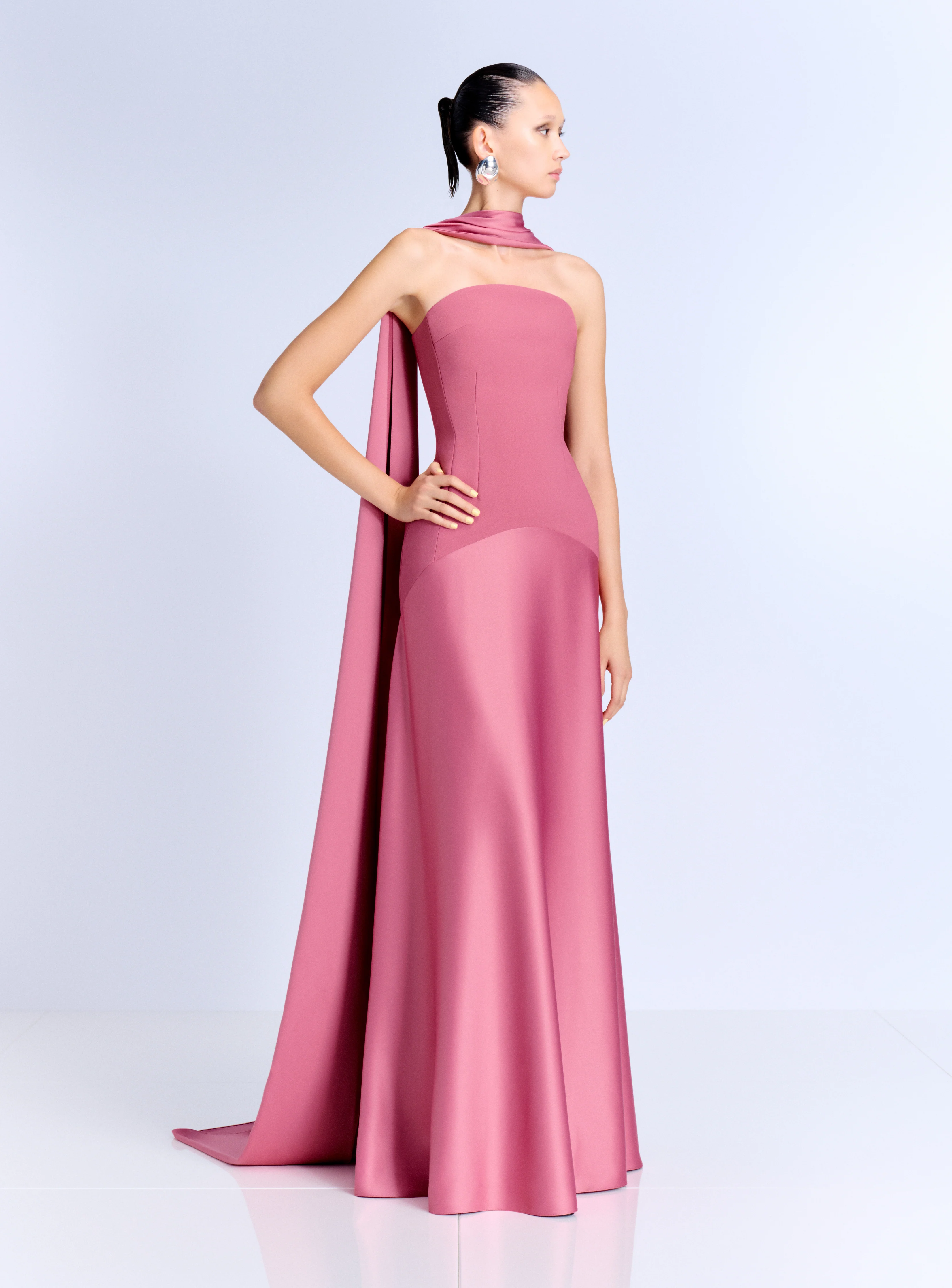 The Mae Maxi Dress in Dark Rose - Image 2