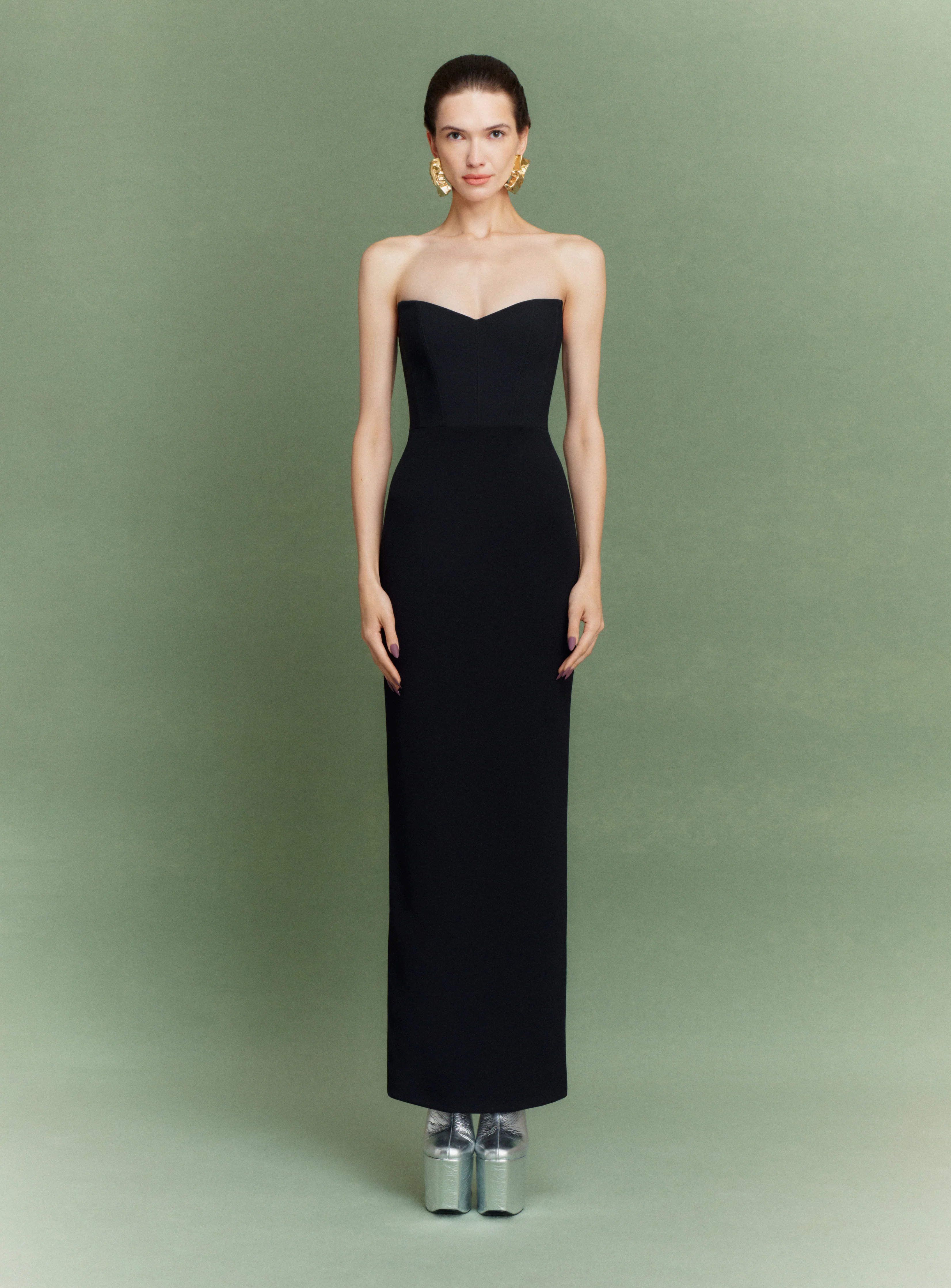 The Malla Maxi Dress in Black