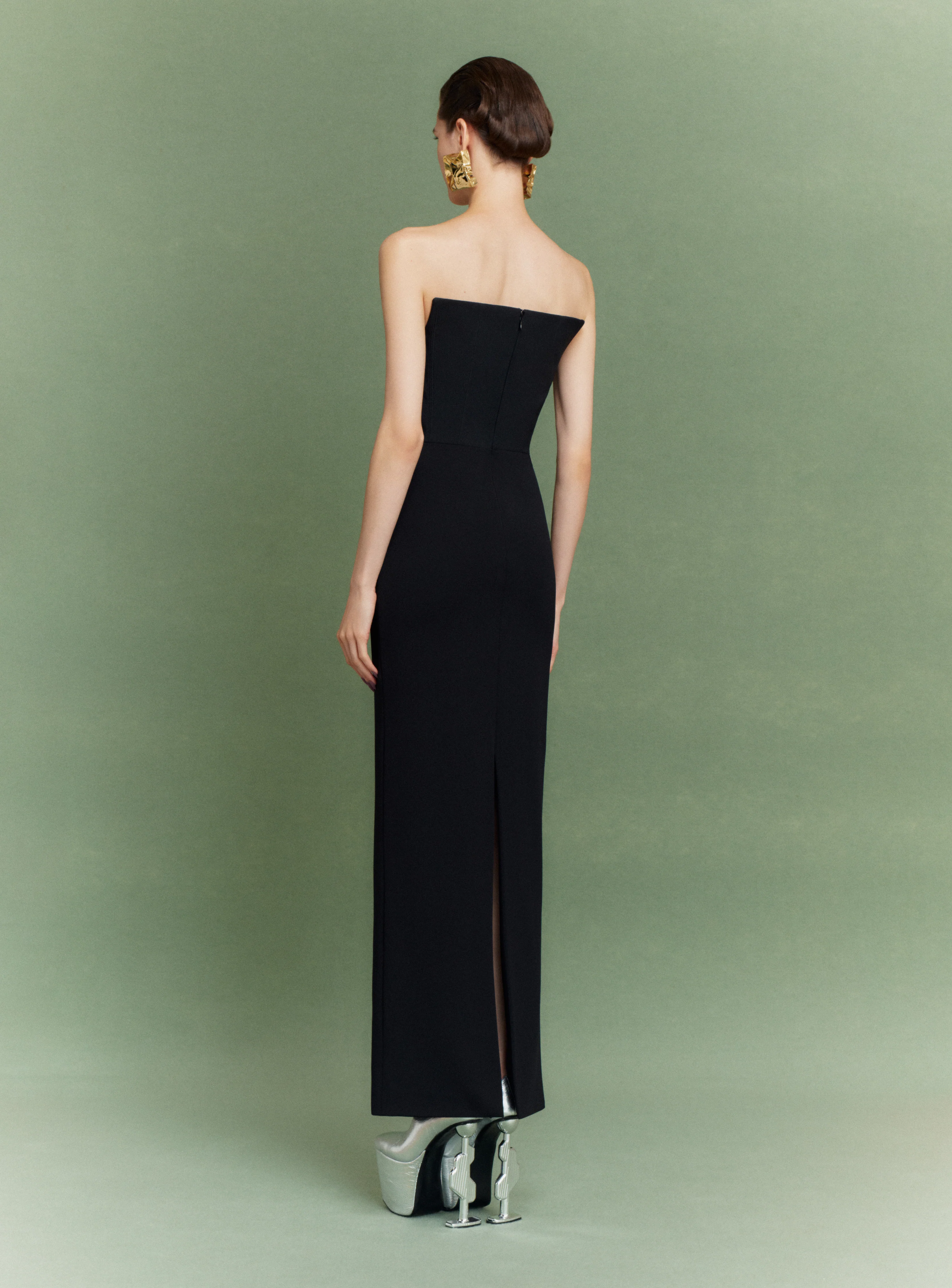 The Malla Maxi Dress in Black - Image 4