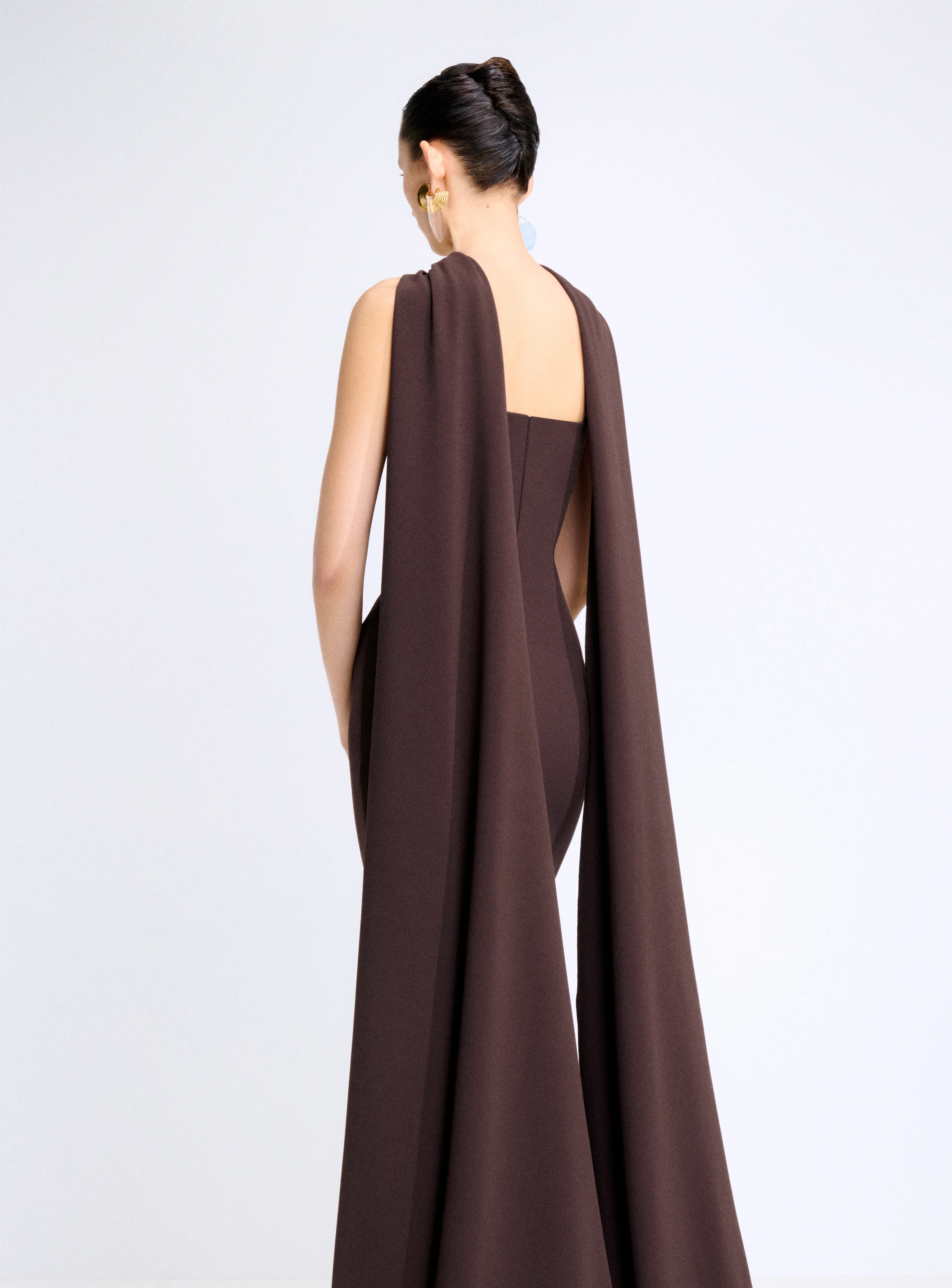 The Martine Midaxi Dress in Chesnut - Image 2