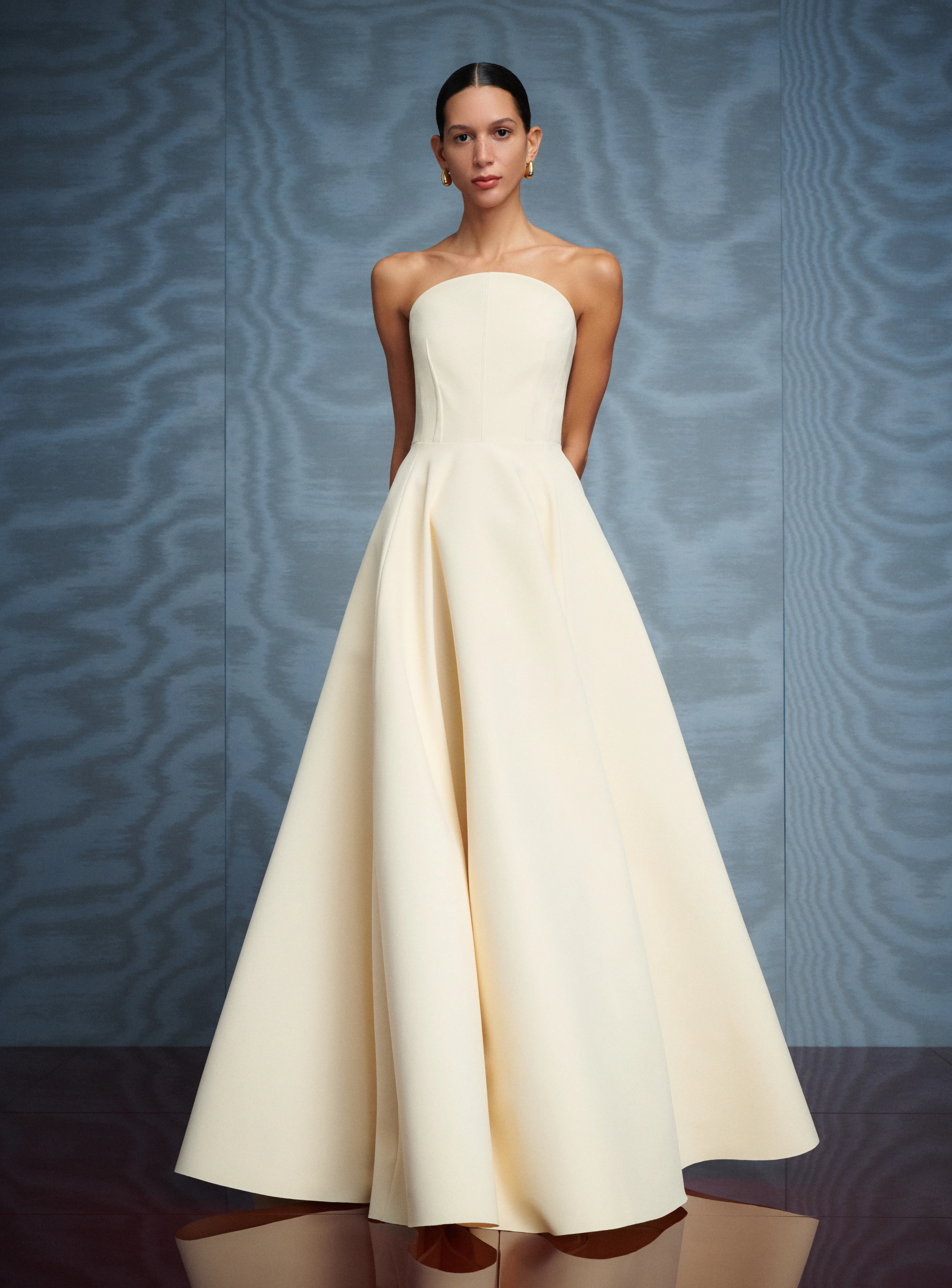 The Mathilde Maxi Dress in Pearl