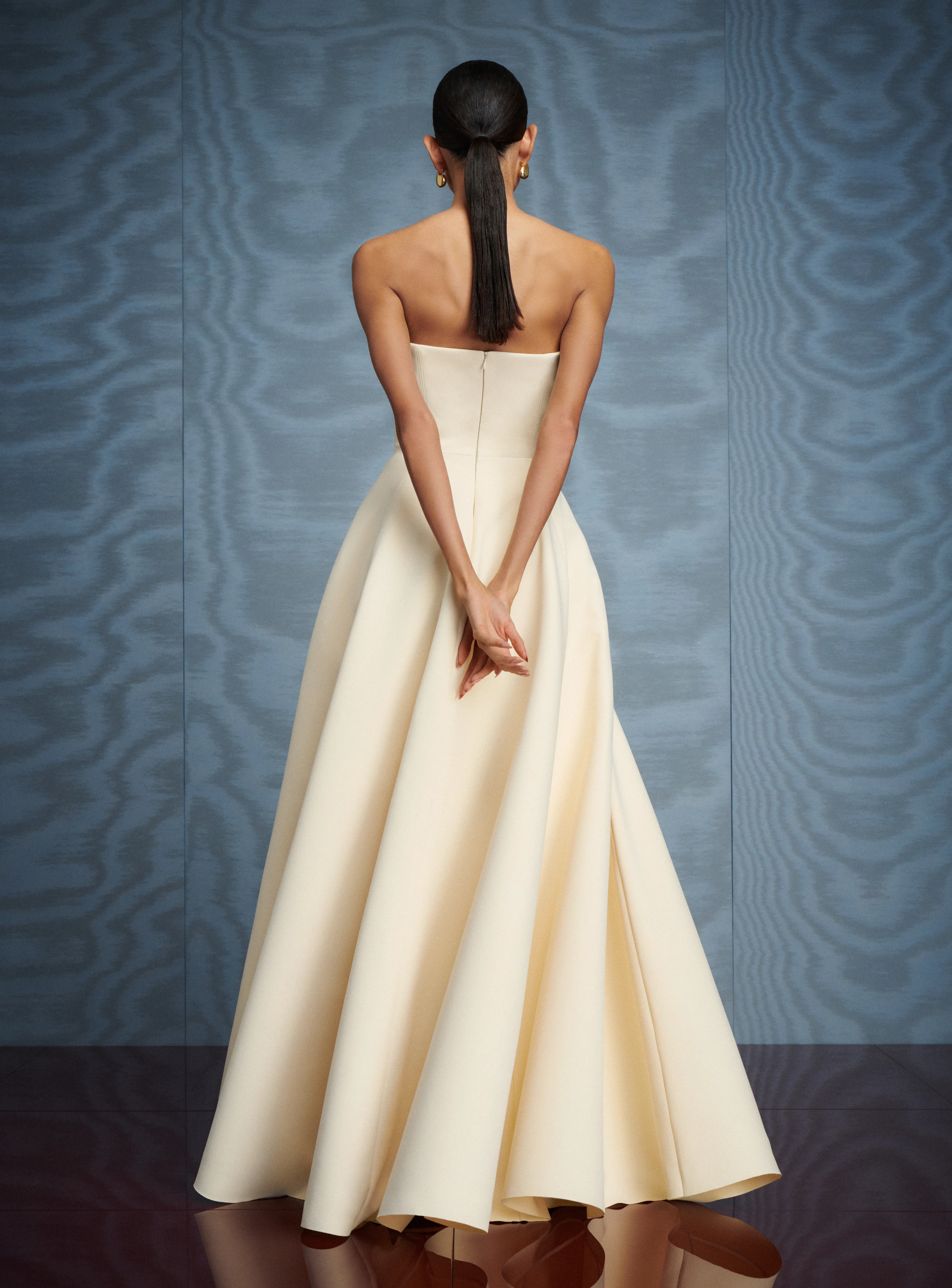 The Mathilde Maxi Dress in Pearl - Image 3