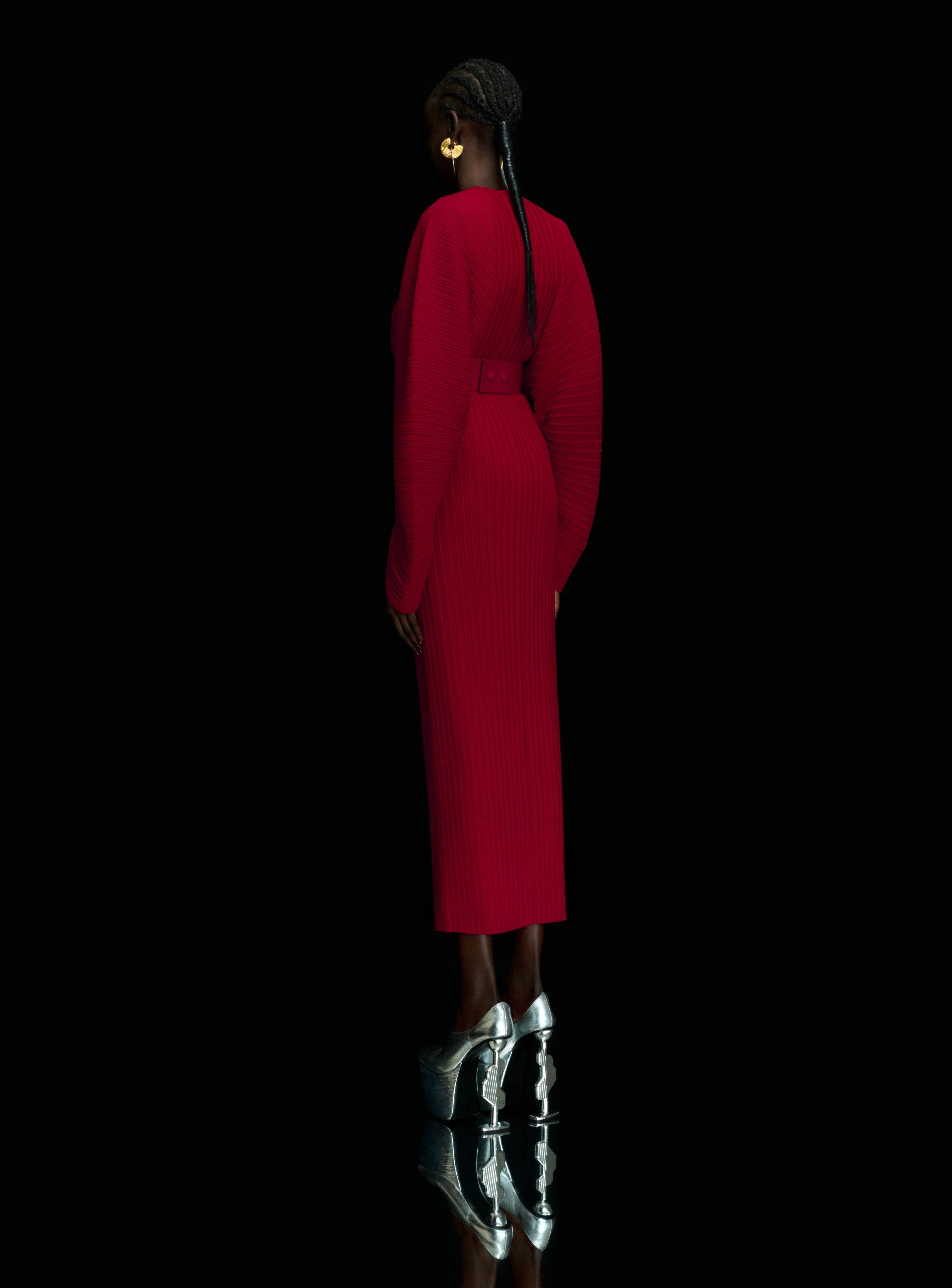 The Mirabelle Maxi Dress in Ruby - Image 3