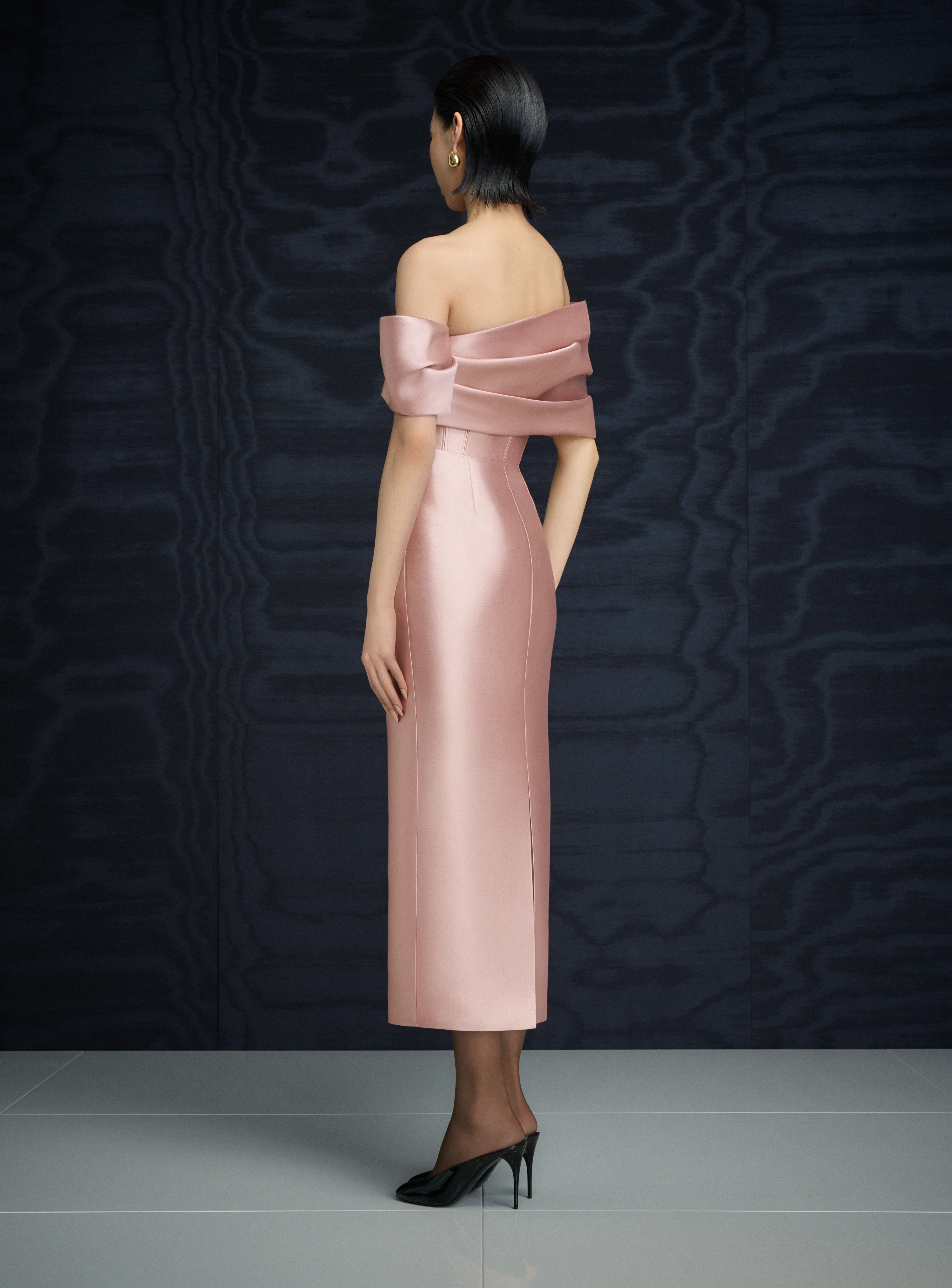 The Mirla Midaxi Dress in Oyster - Image 3