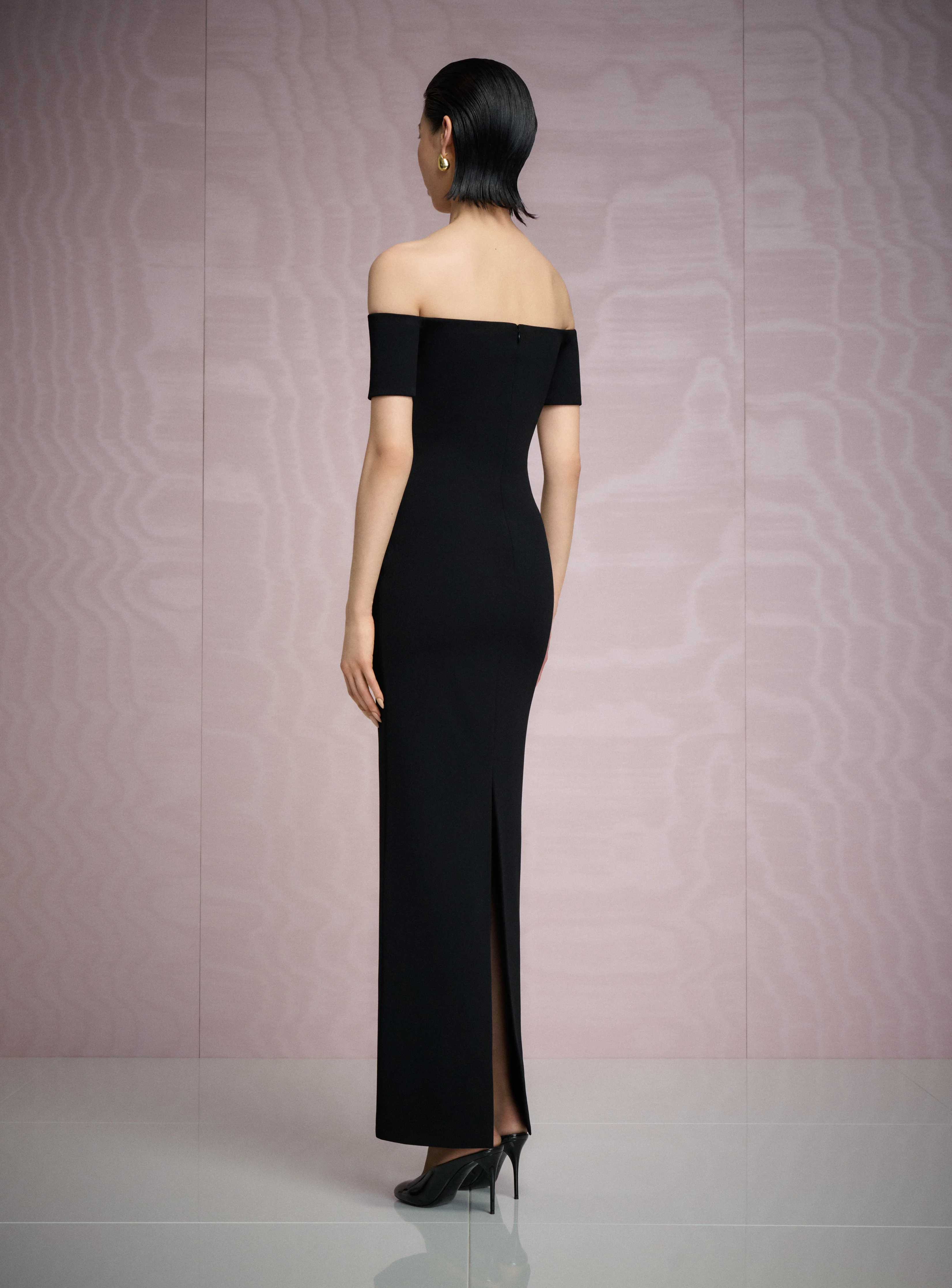 The Nile Maxi Dress in Black - Image 2