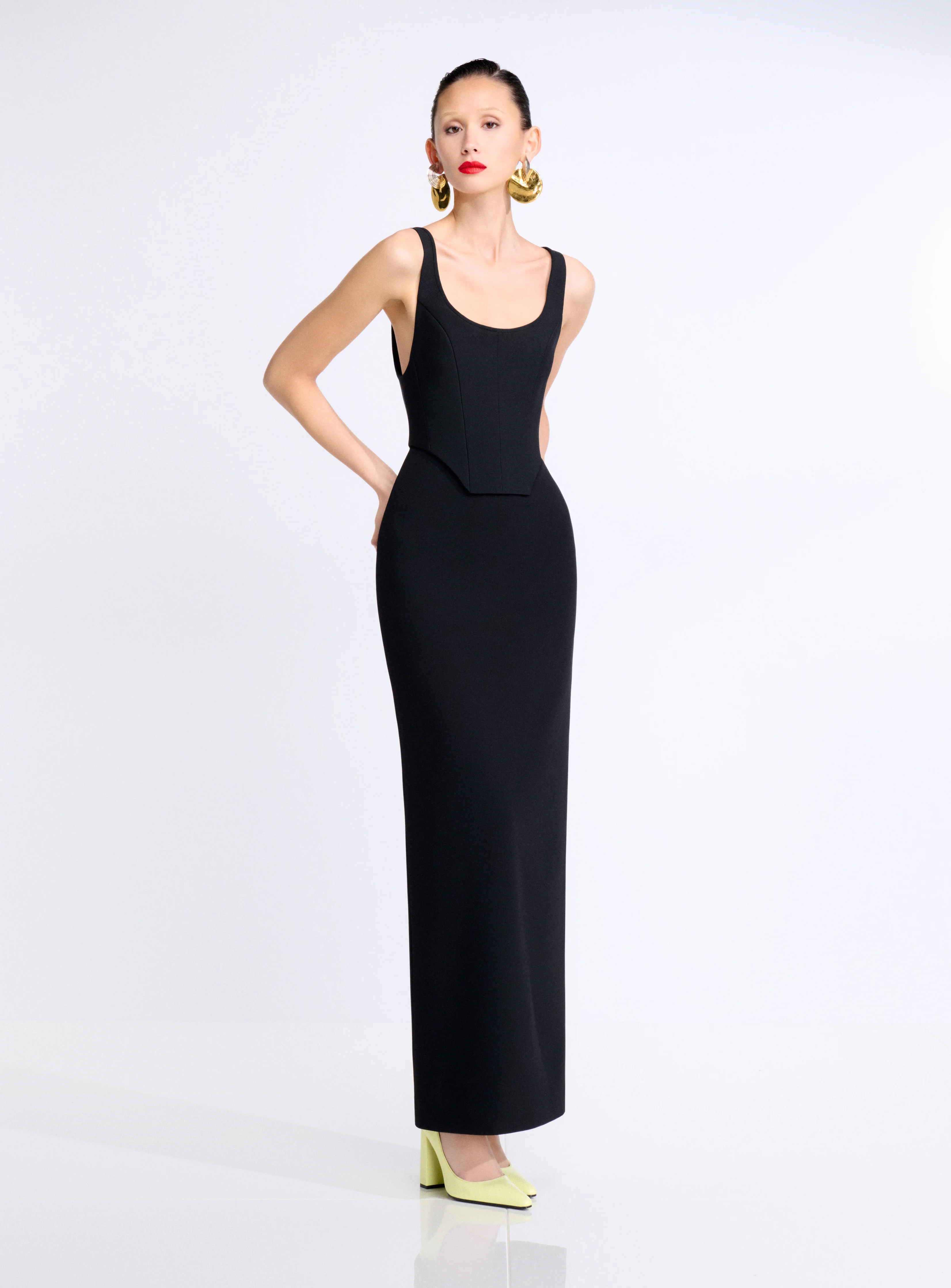The Noor Maxi Dress in Black - Image 3