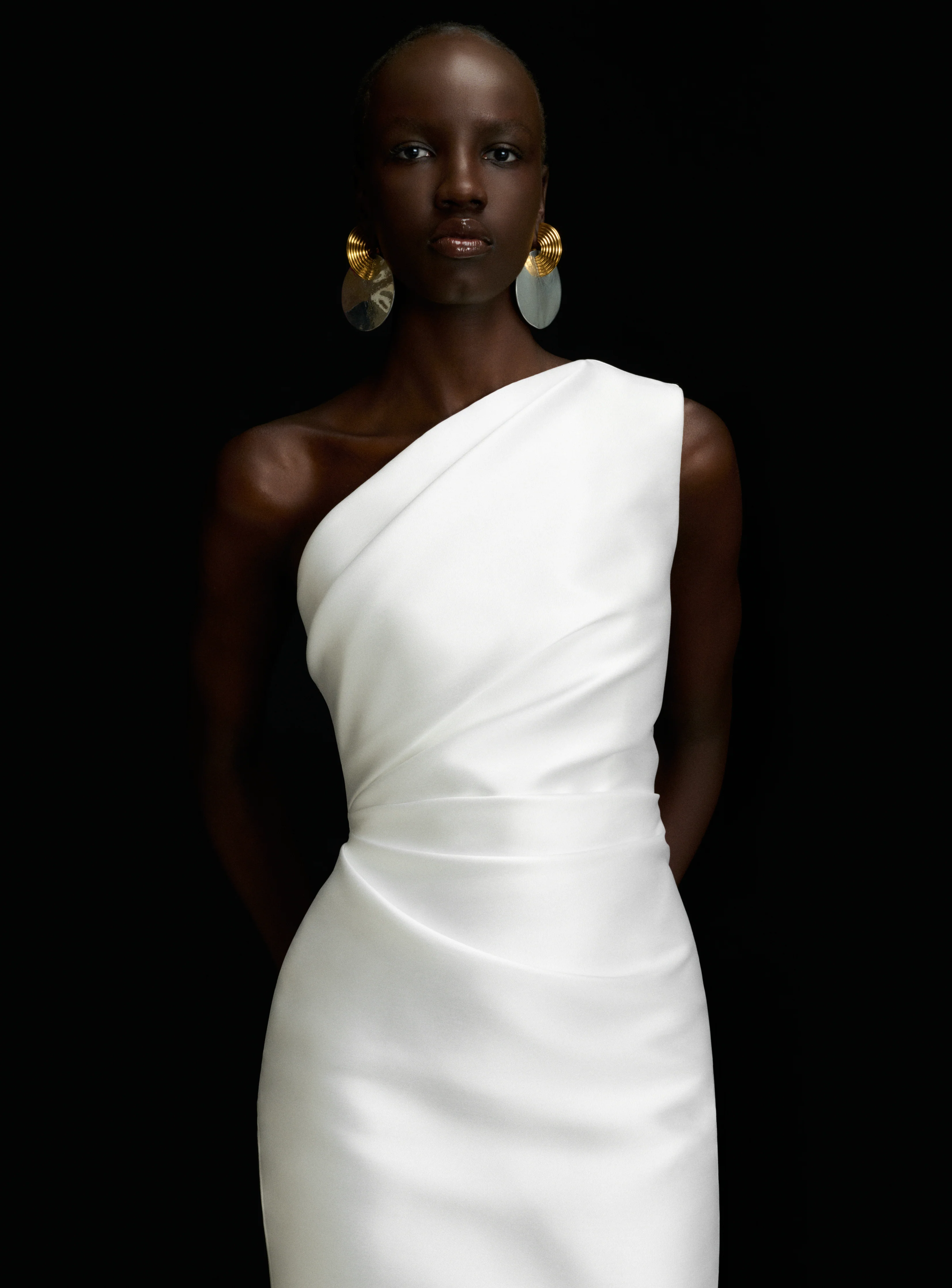 The Nori Mini Dress in Cream - Image 3