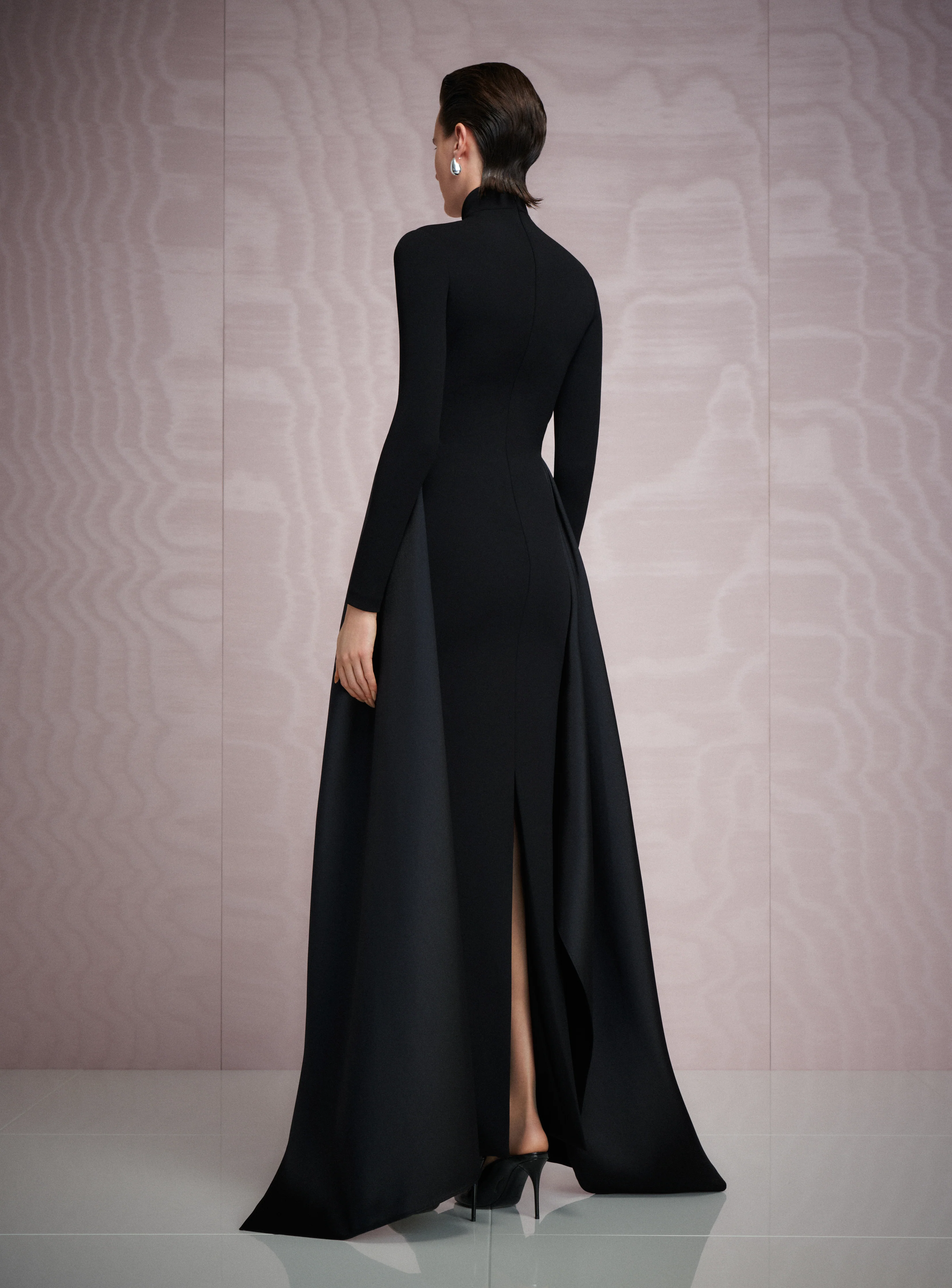 The Olivia Maxi Dress in Black - Image 3