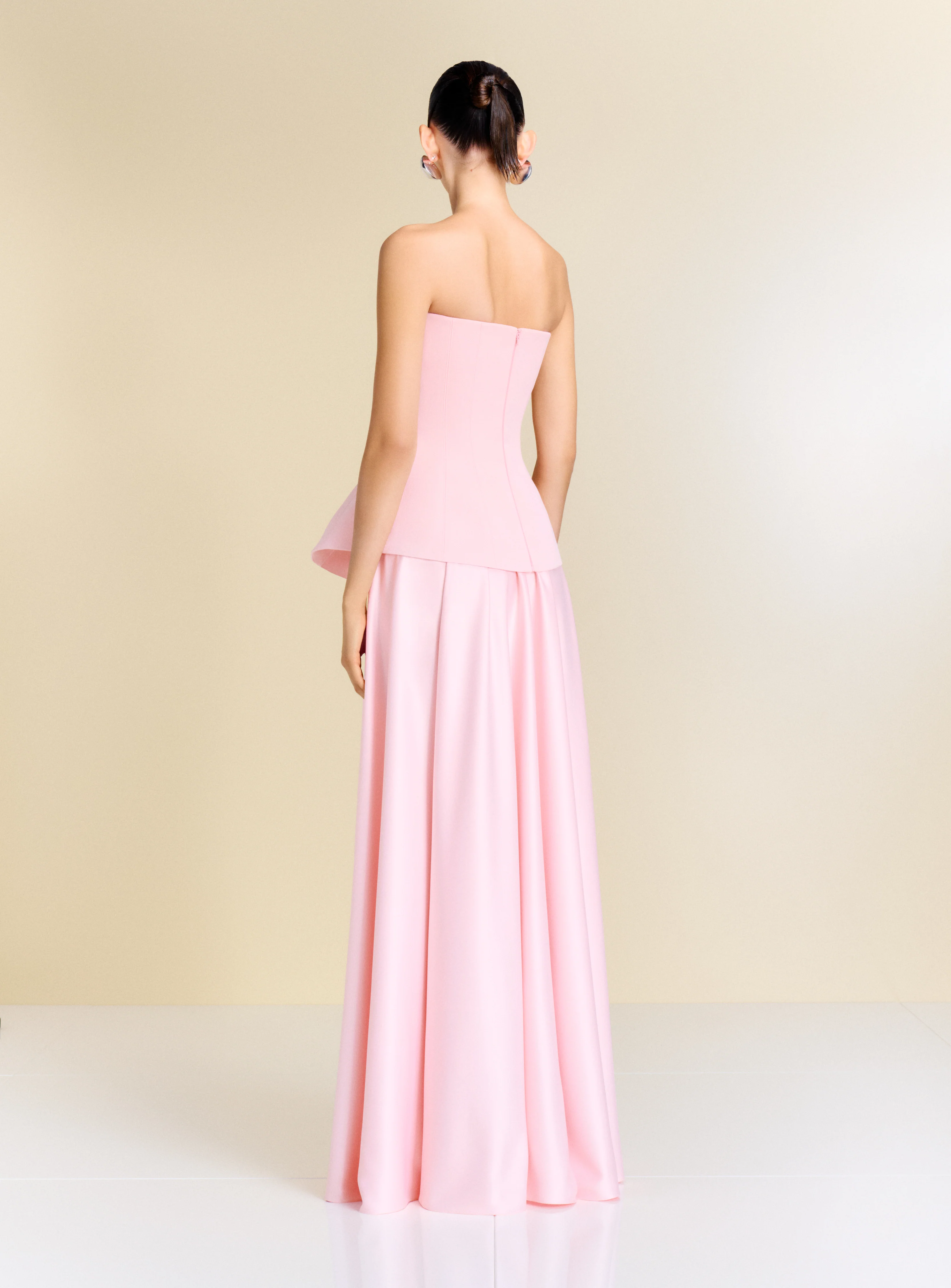 The Oriana Maxi Dress in Pale Pink - Image 2