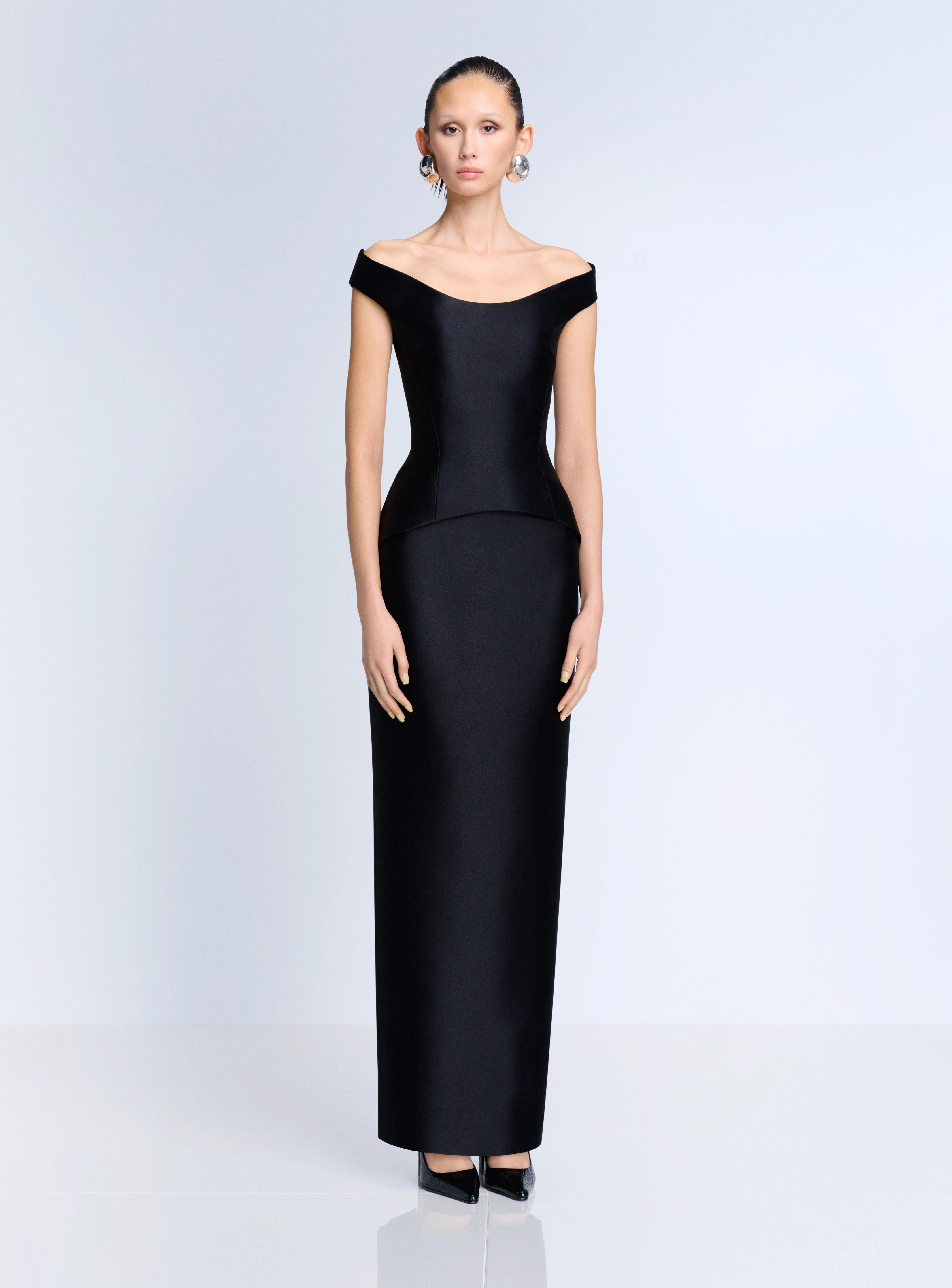 The Pieta Maxi Dress in Black