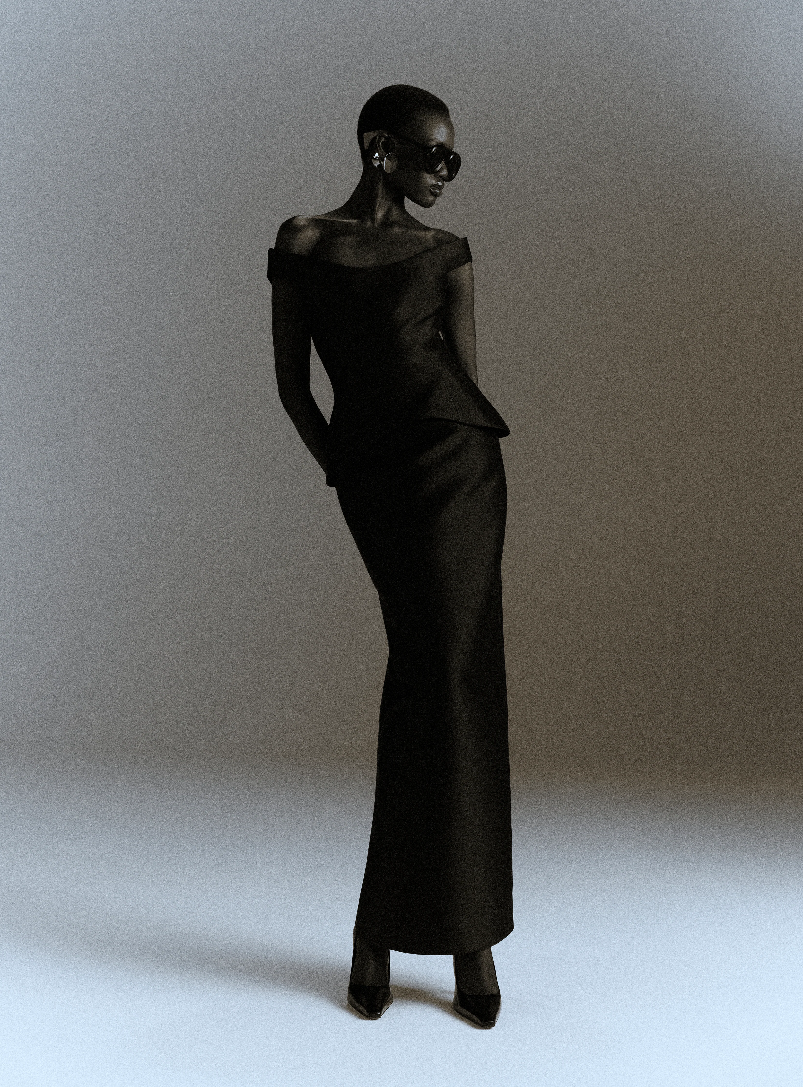 The Pieta Maxi Dress in Black - Image 3