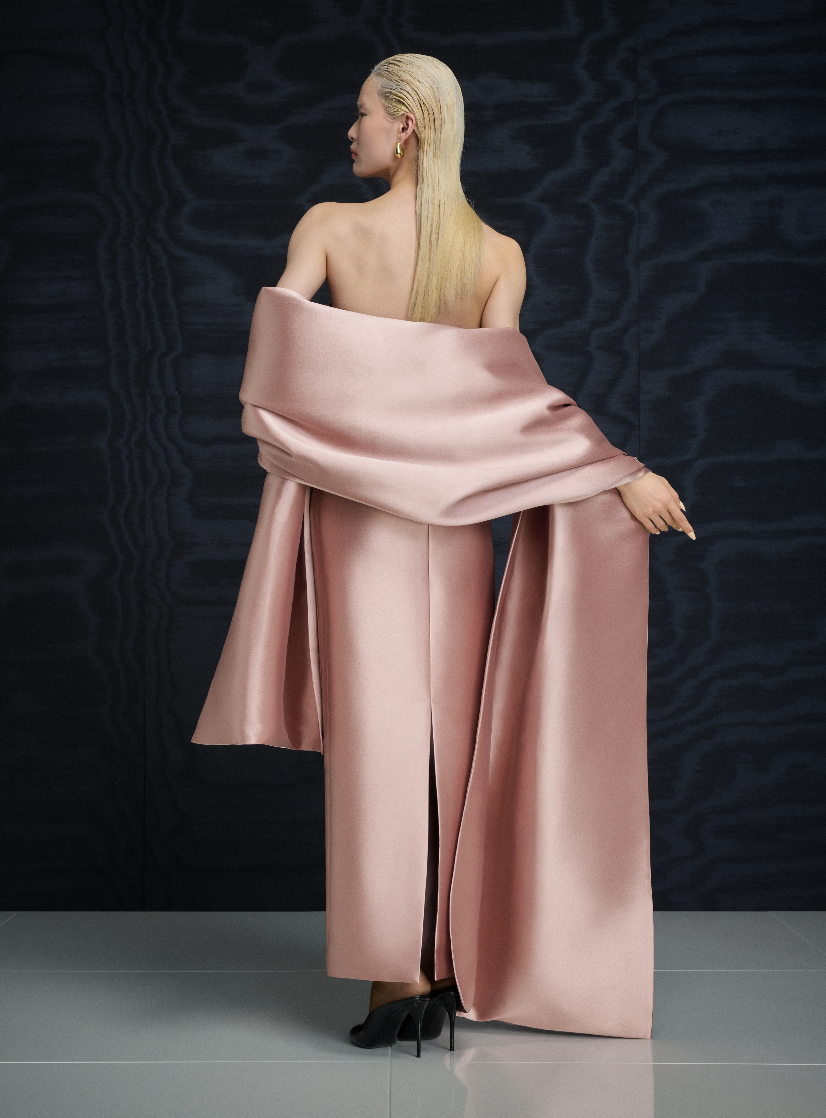 The Renee Midaxi Dress in Oyster - Image 3
