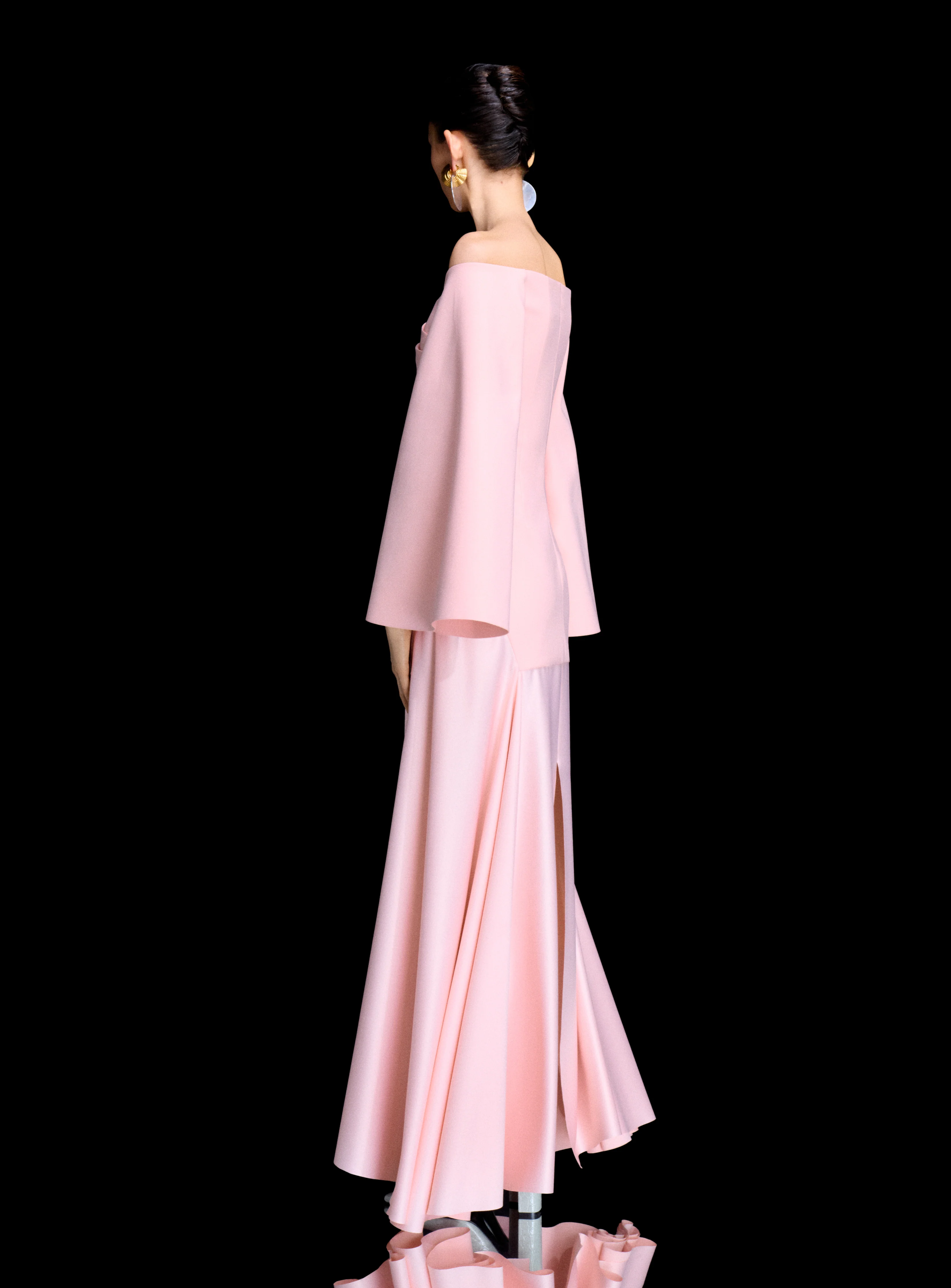 The Rina Maxi Dress in Camellia Pink - Image 3