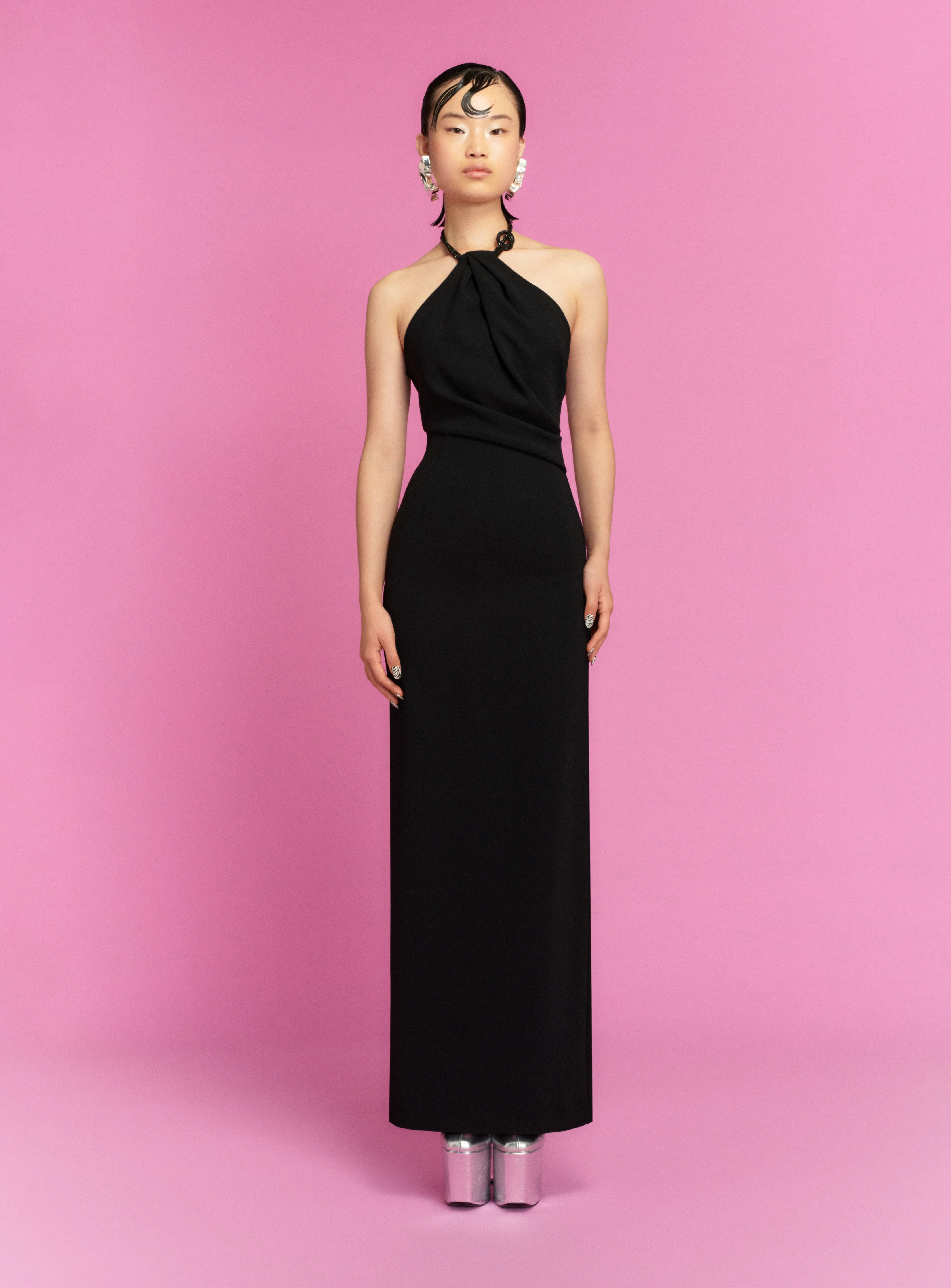 The Riva Maxi Dress in Black and Jet