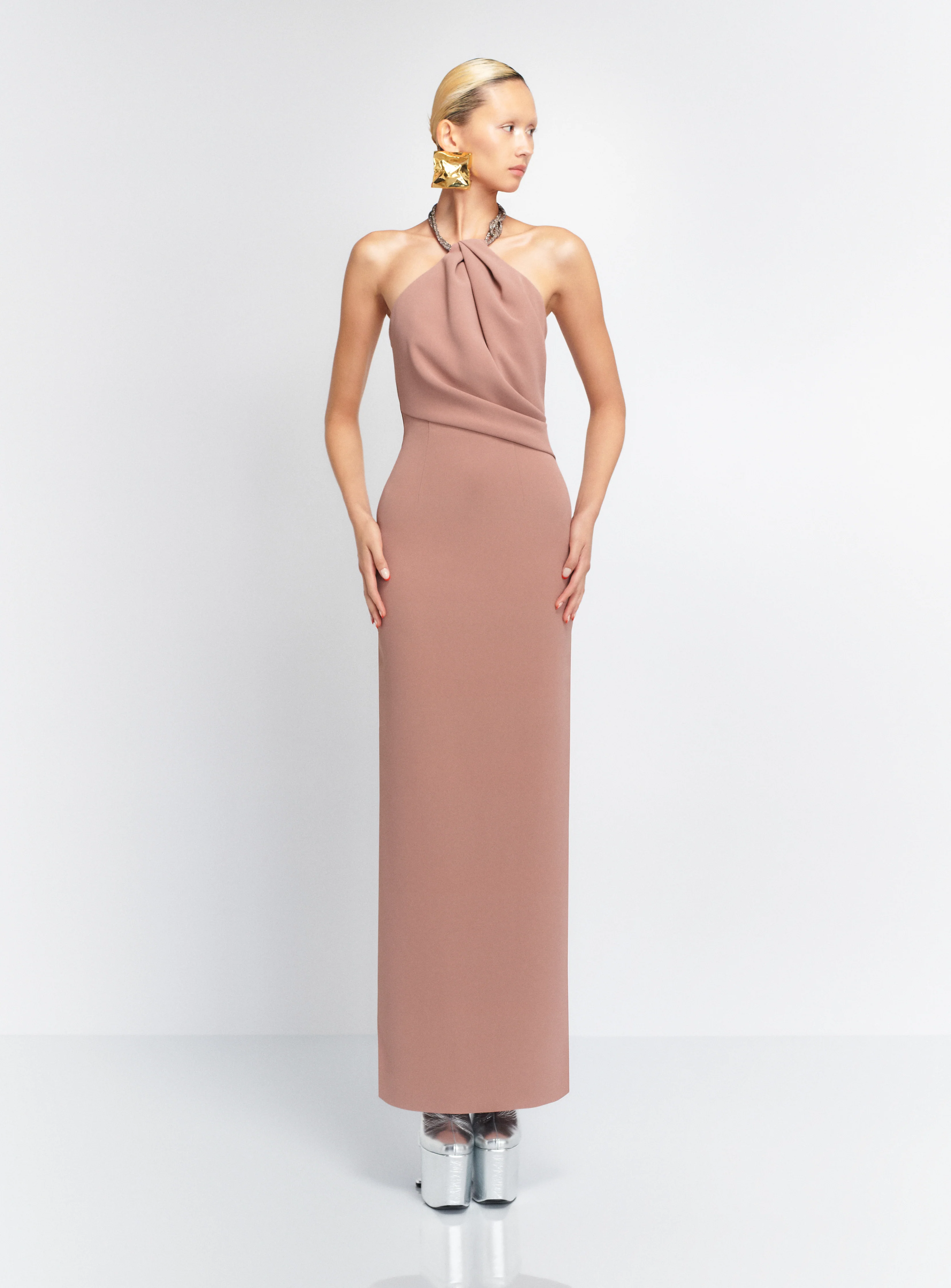 The Riva Maxi Dress in Cocoa