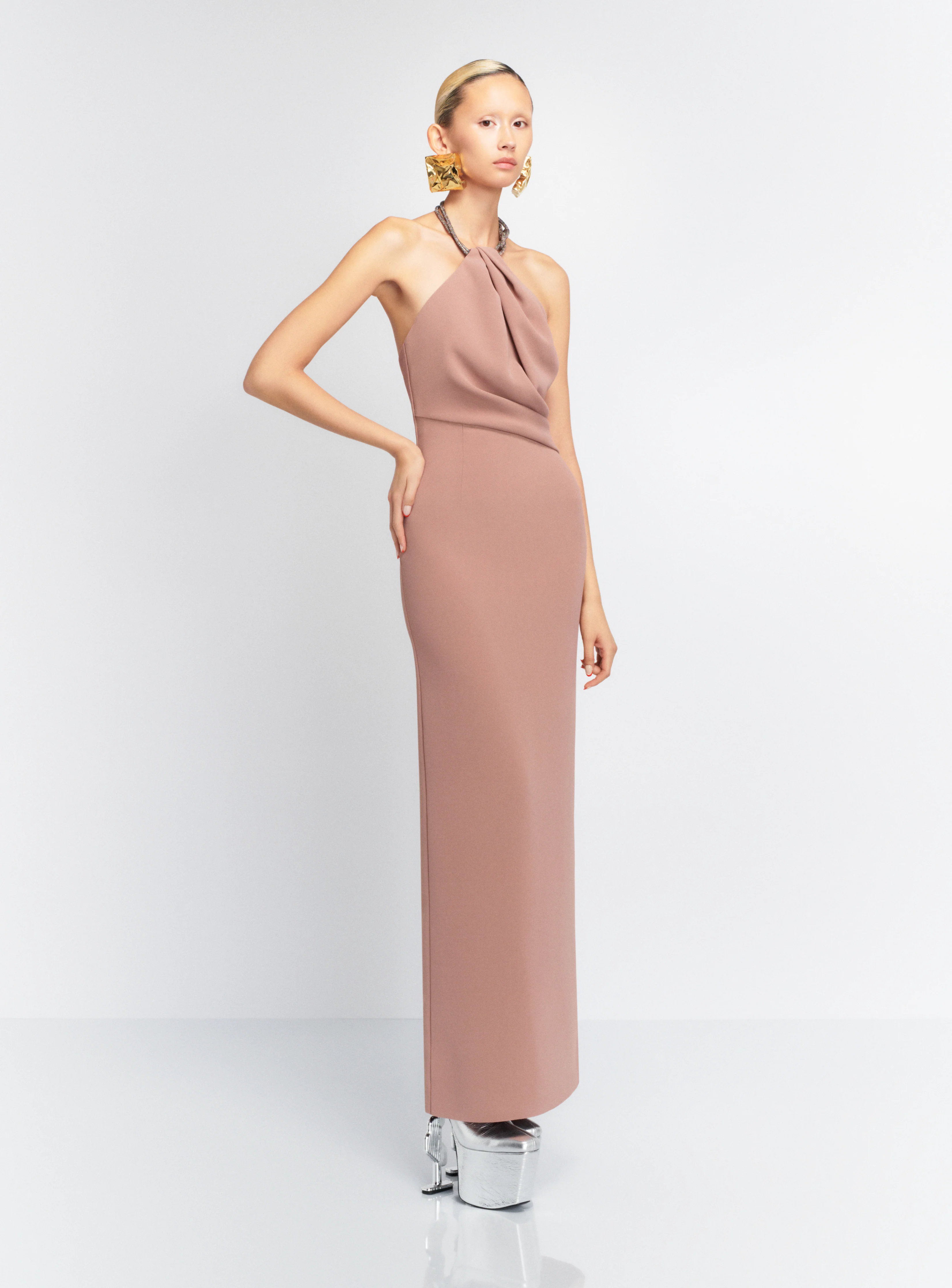 The Riva Maxi Dress in Cocoa - Image 2