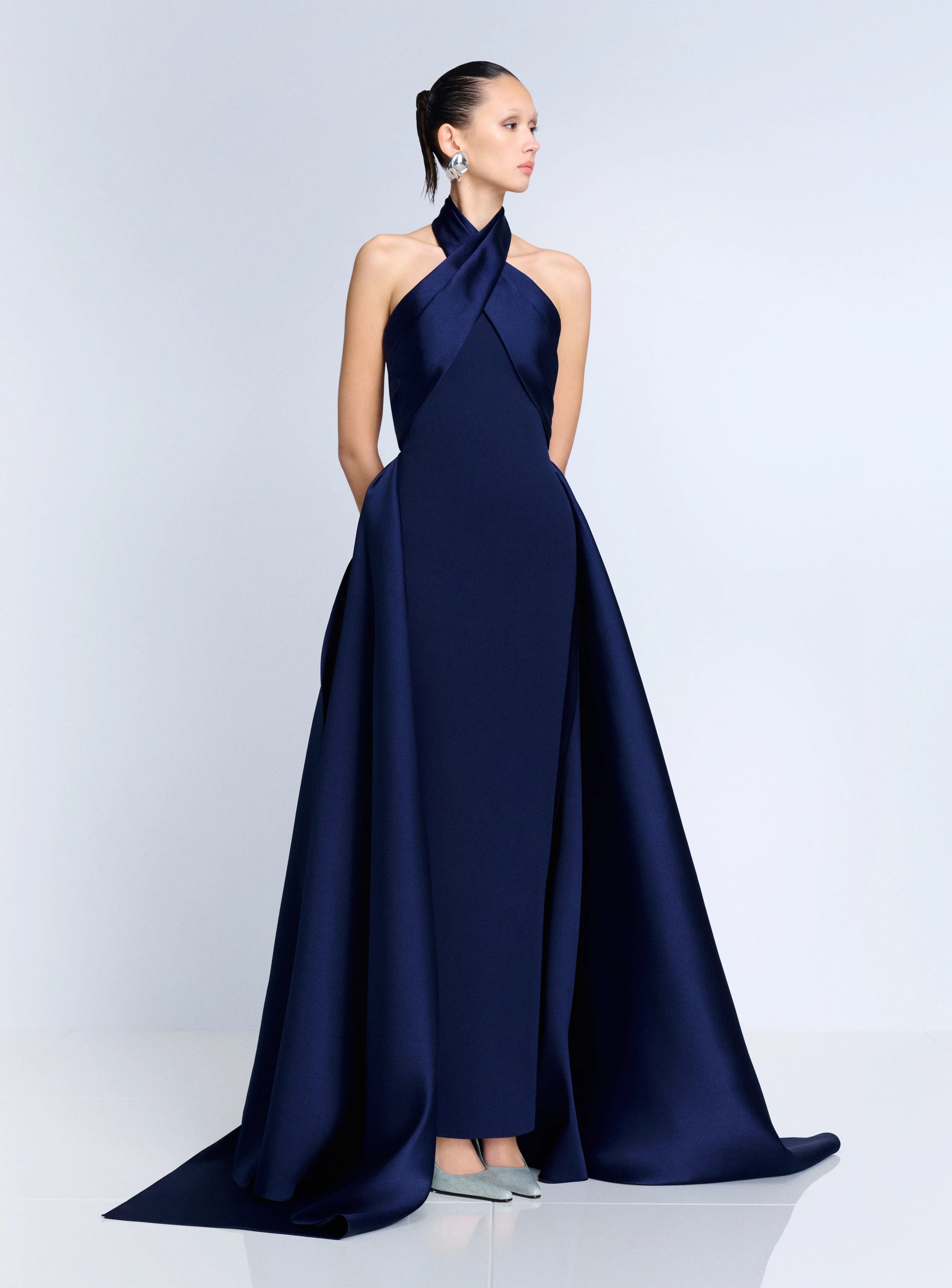 The Rumi Maxi Dress in Navy - Image 2