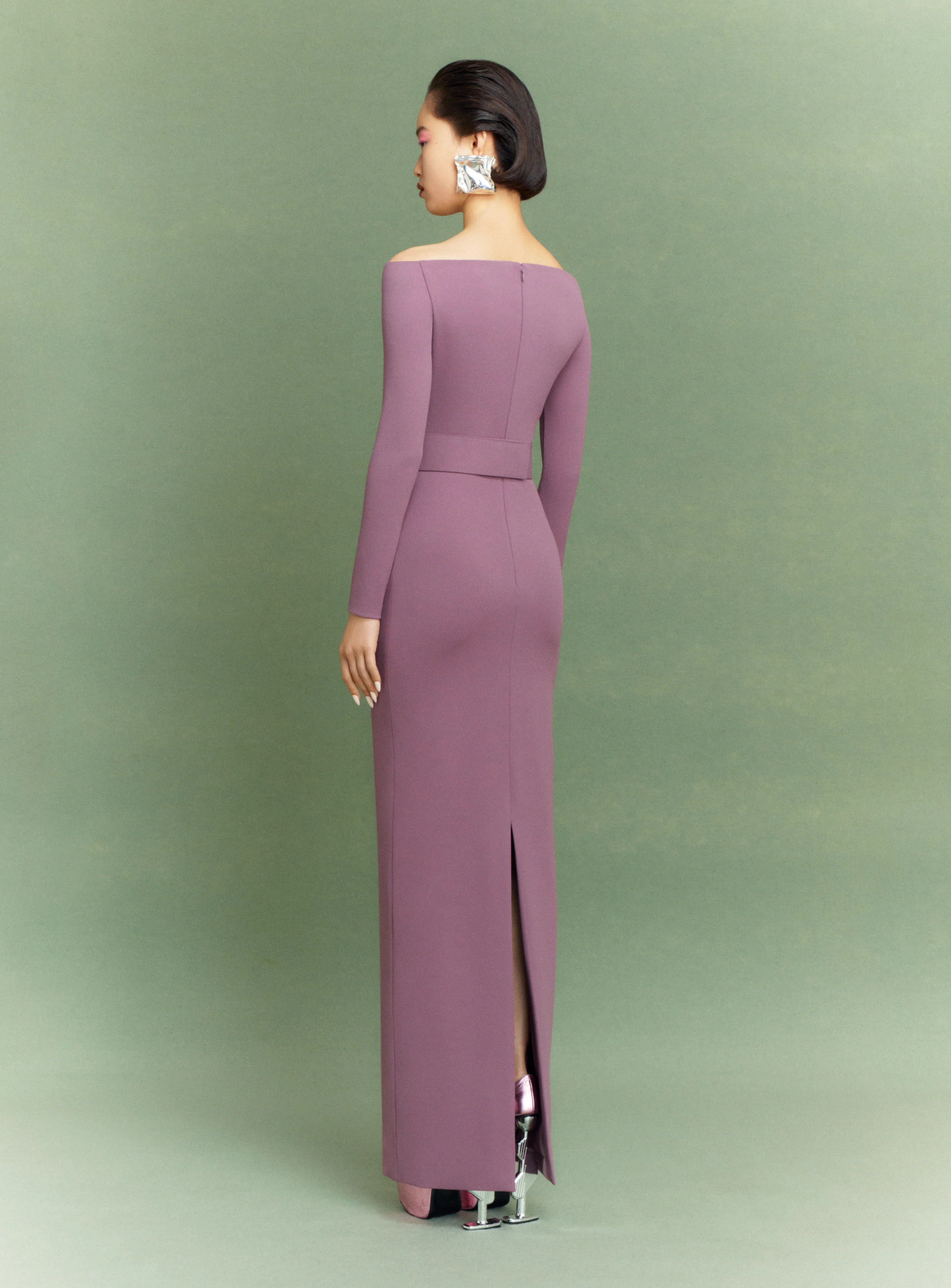 The Sabina Maxi Dress in Acai - Image 3