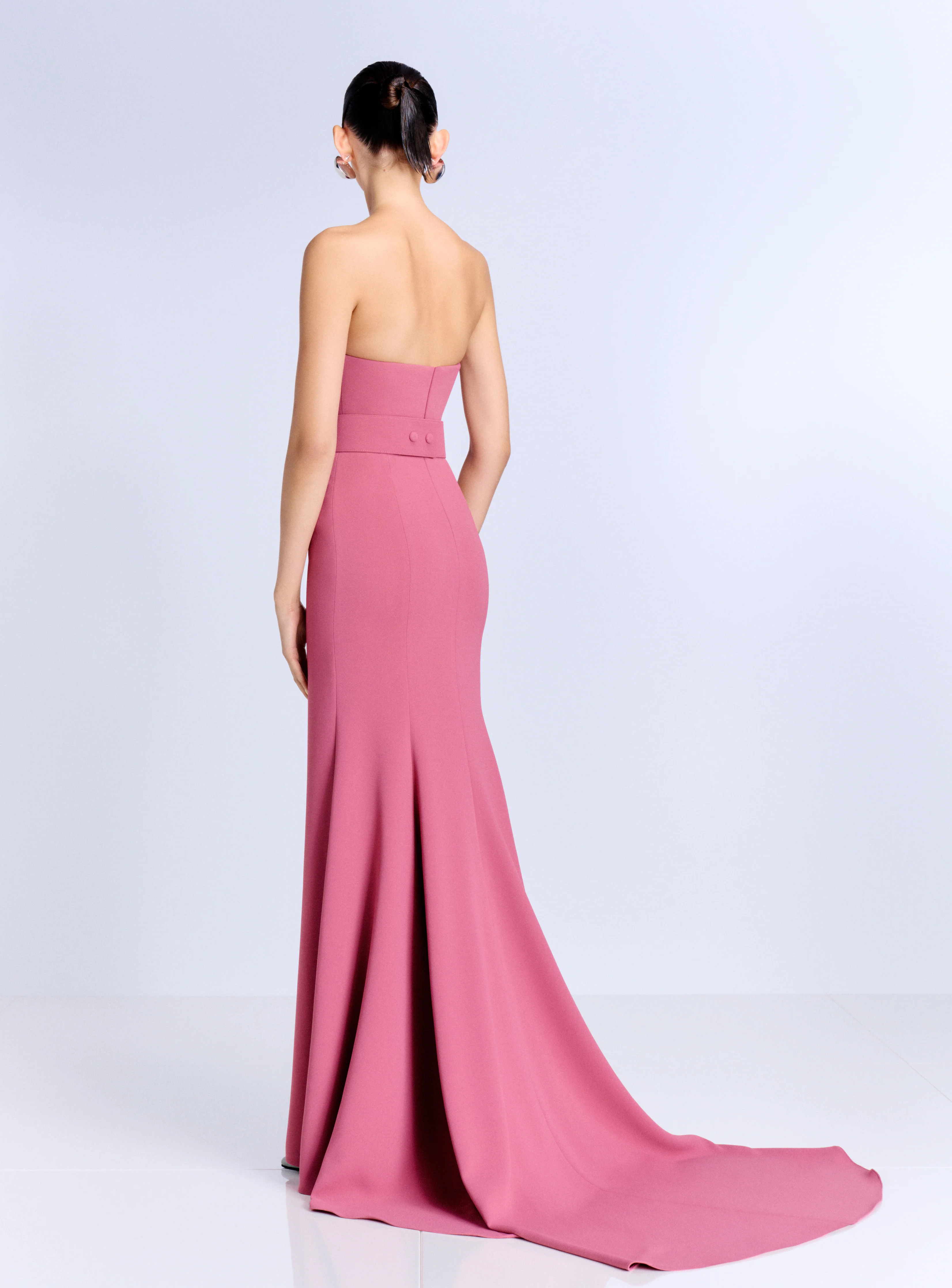 The Seraphina Maxi Dress in Dark Rose - Image 3