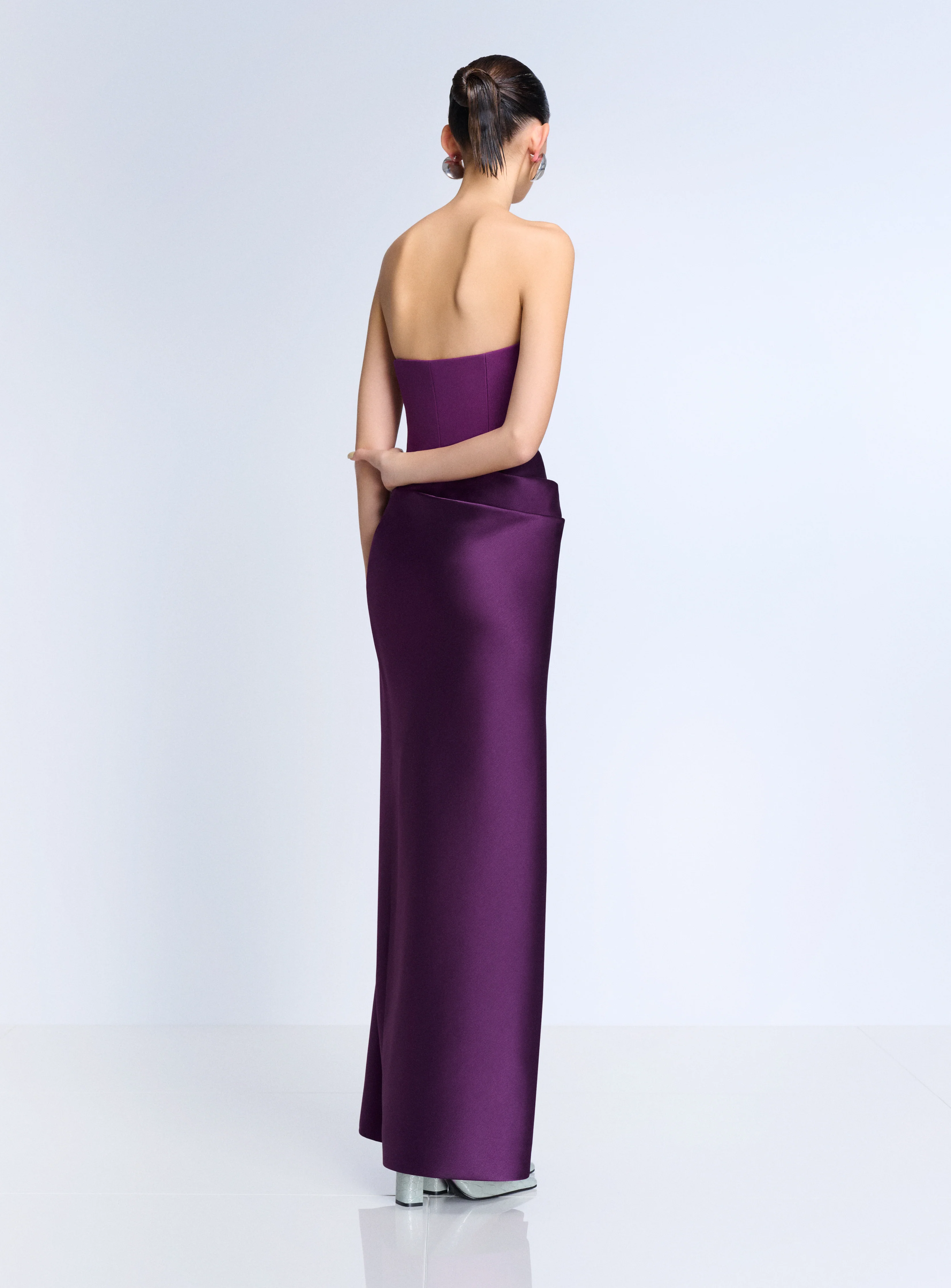 The Seri Maxi Dress in Damson - Image 3