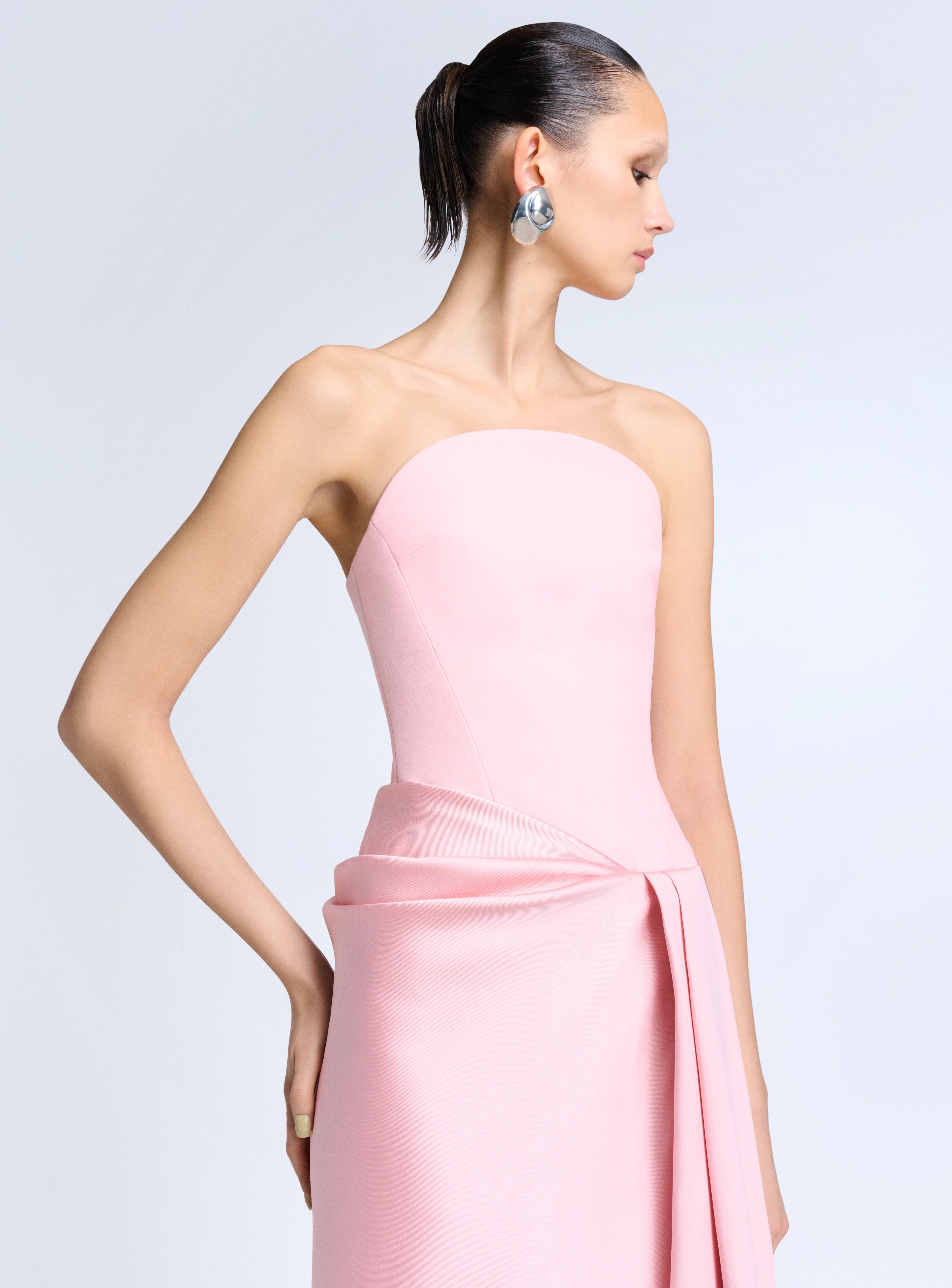 The Seri Maxi Dress in Pale Pink - Image 3