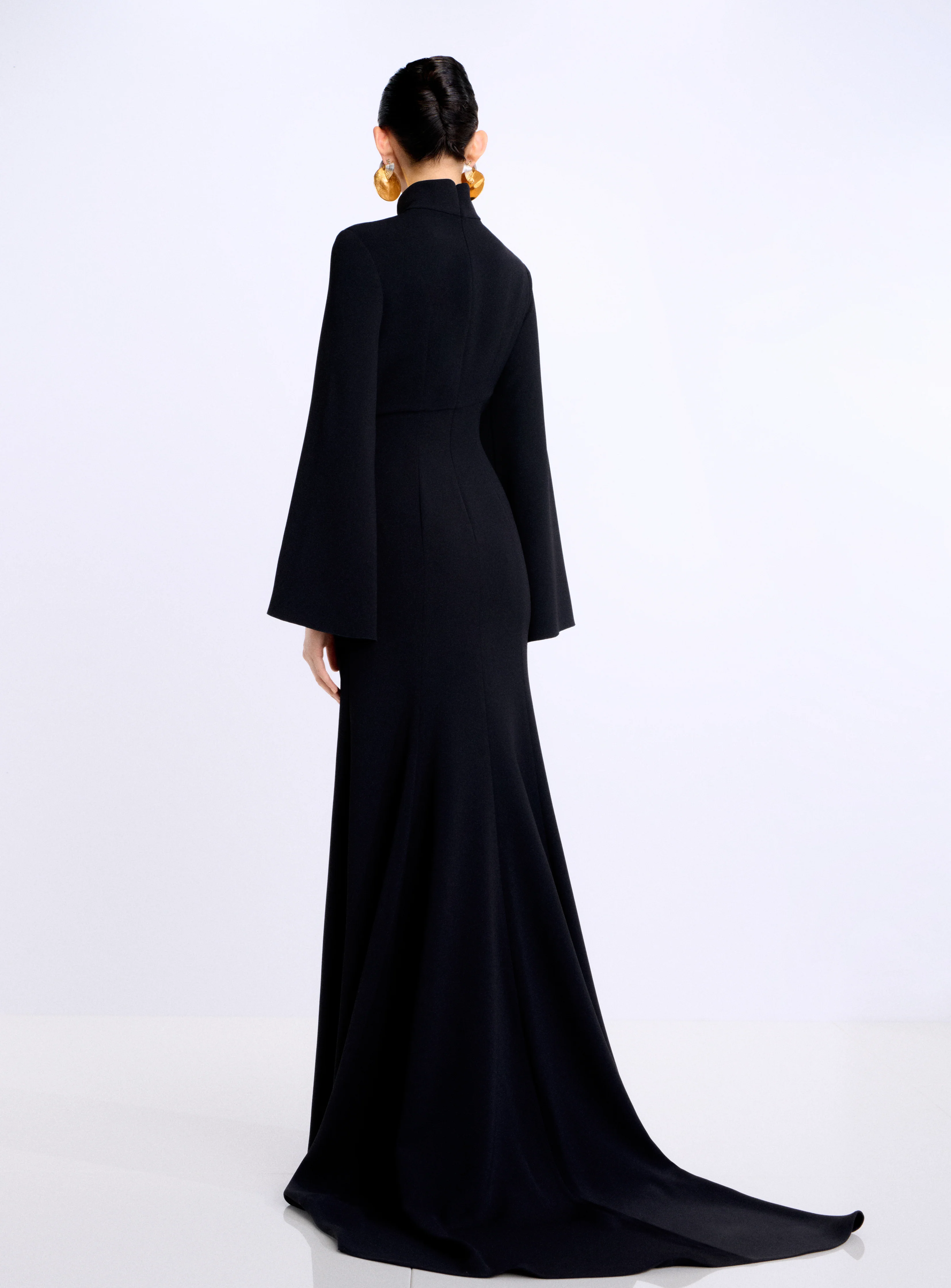 The Swinton Maxi Dress in Black - Image 2