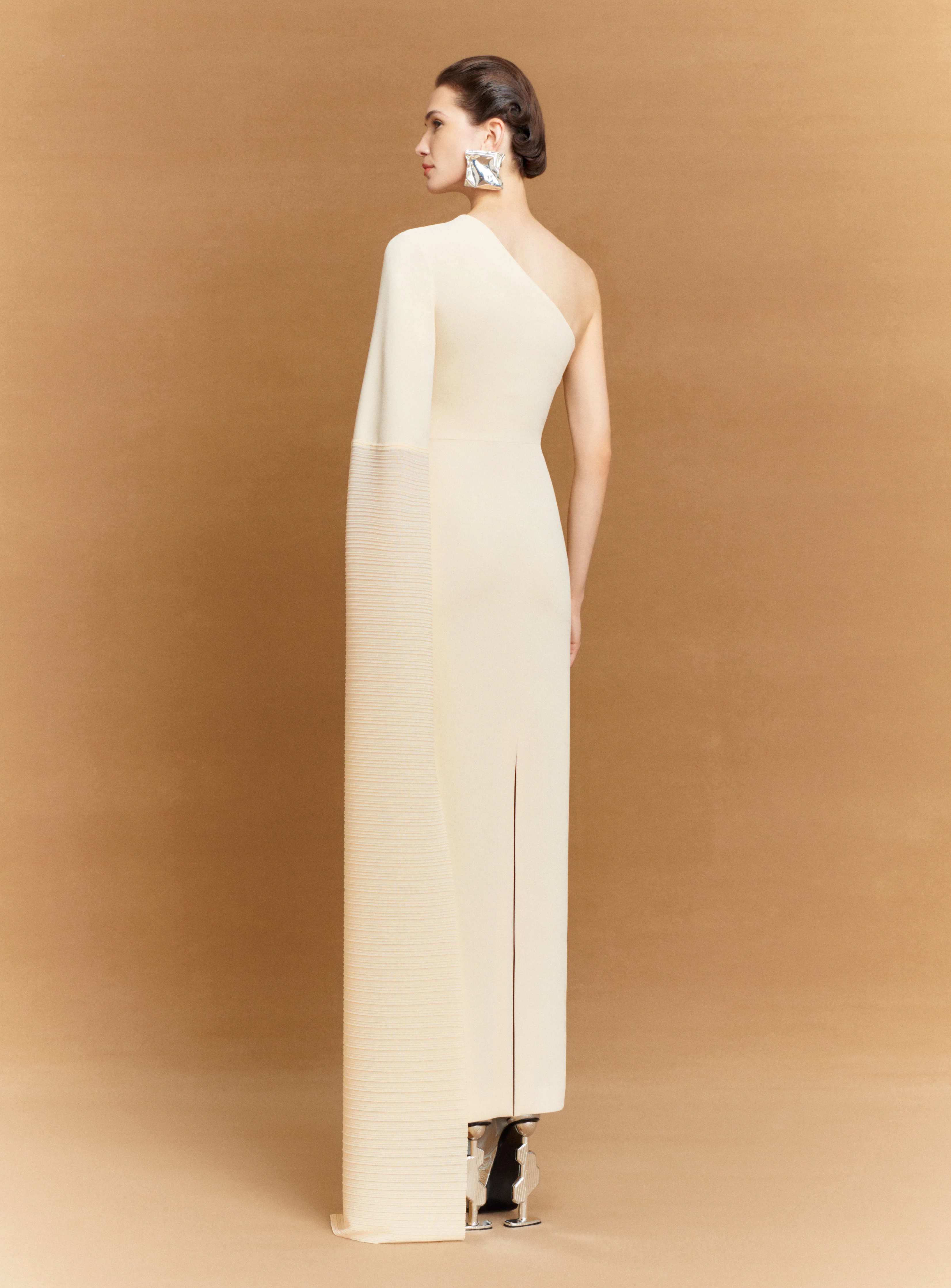 The Sylvia Maxi Dress in Alabaster - Image 3
