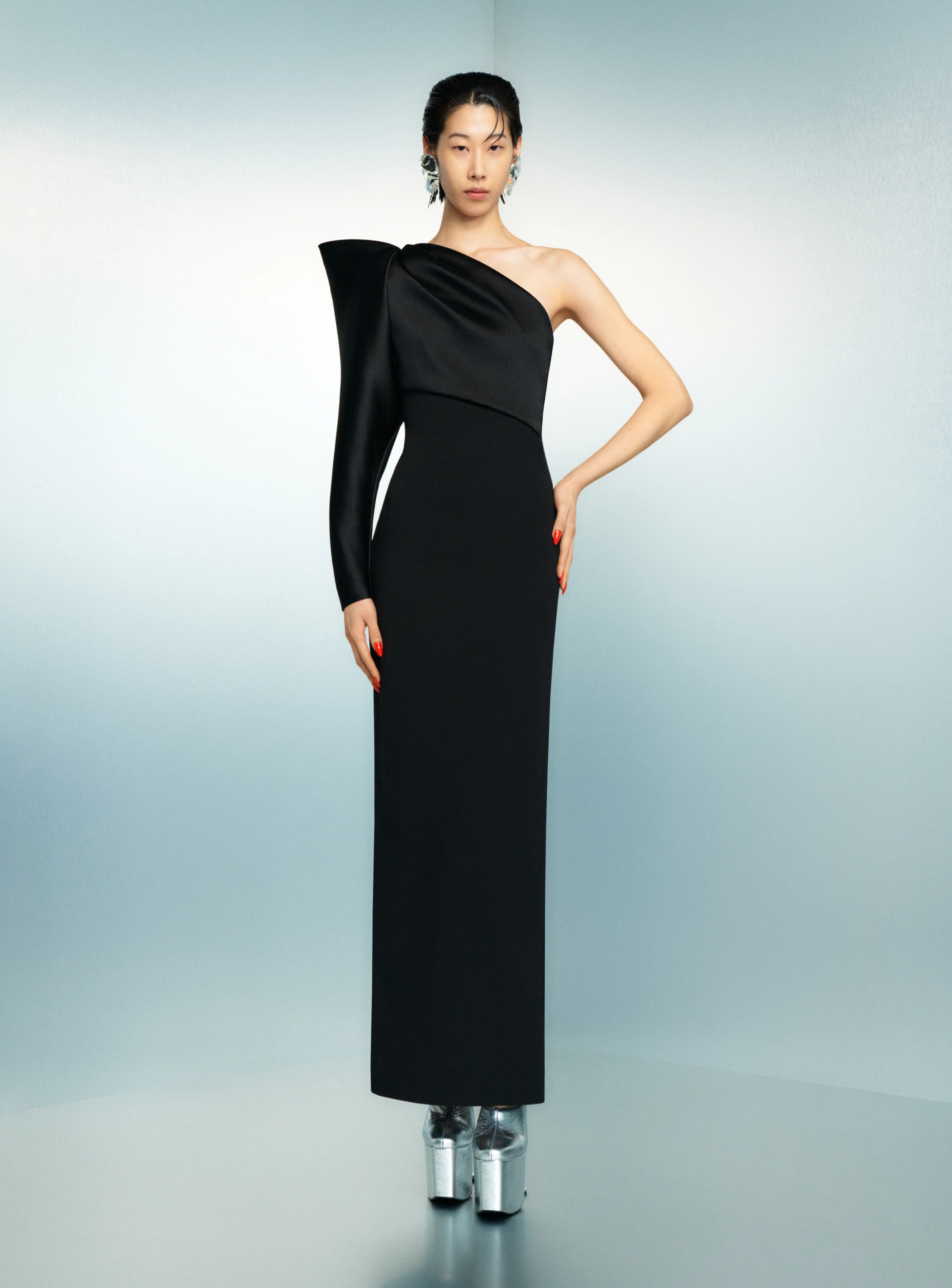 The Tally Maxi Dress in Black - Image 2