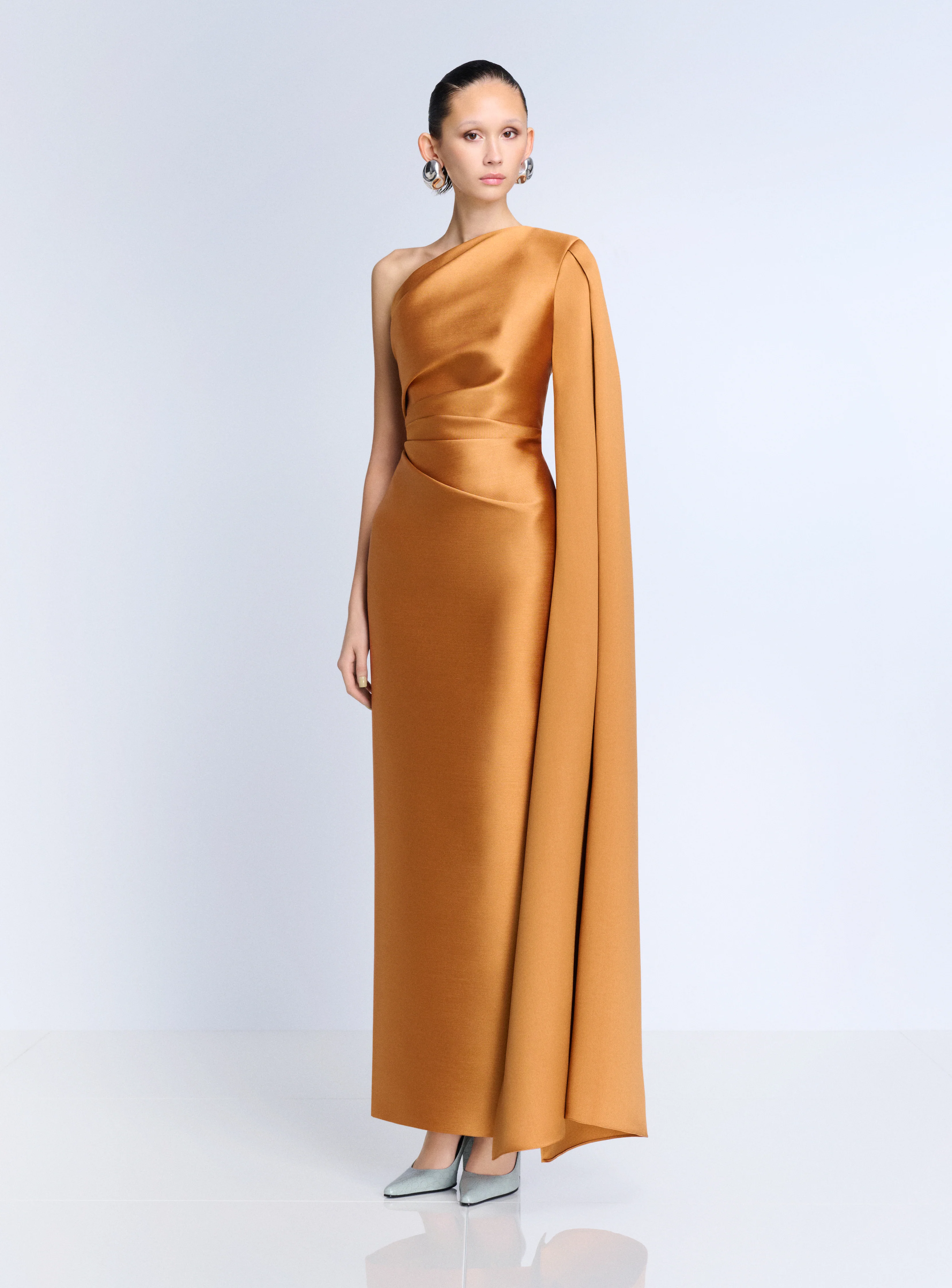 The Veya Maxi Dress in Clay - Image 2