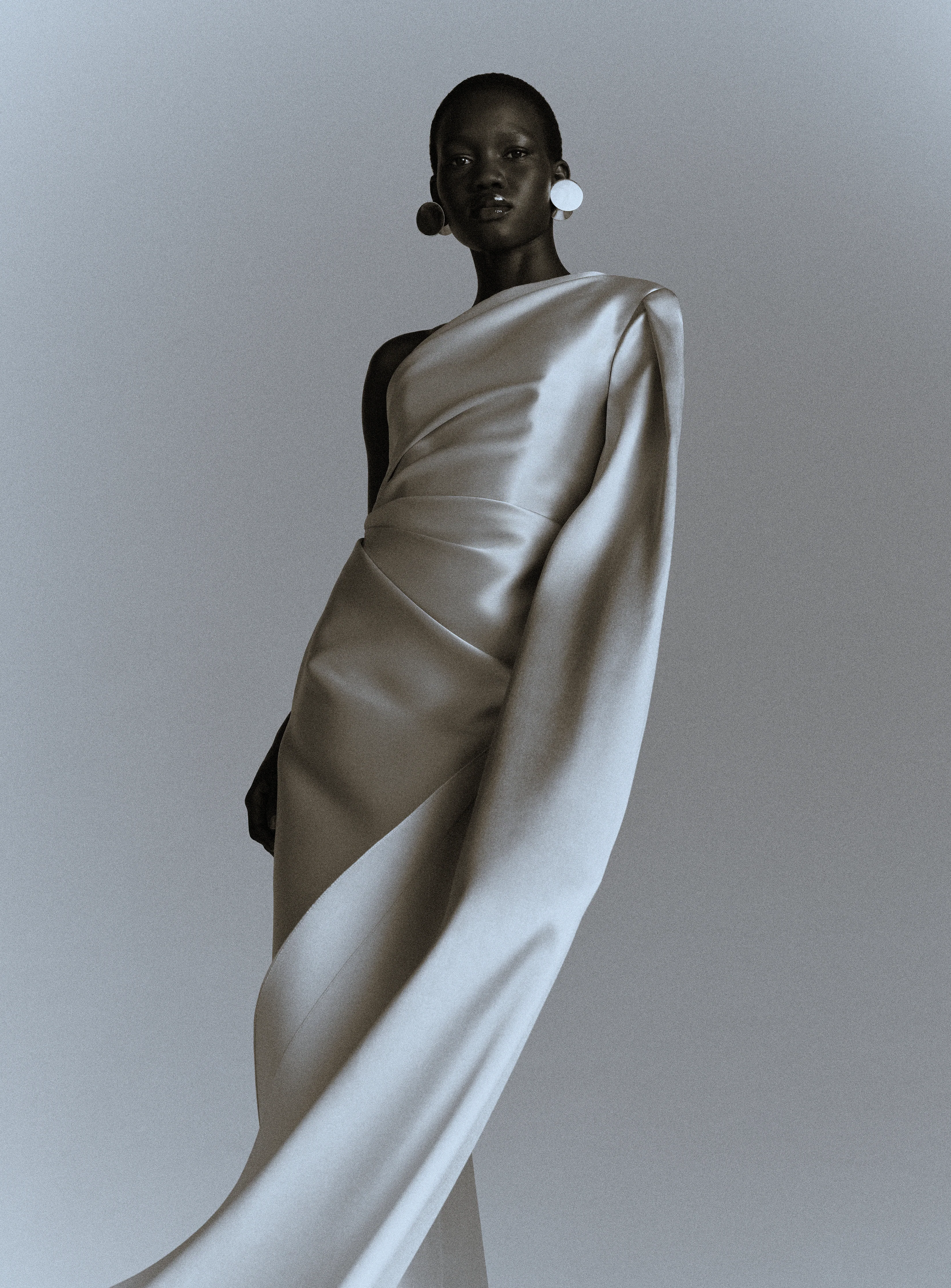 The Veya Maxi Dress in Platinum - Image 5