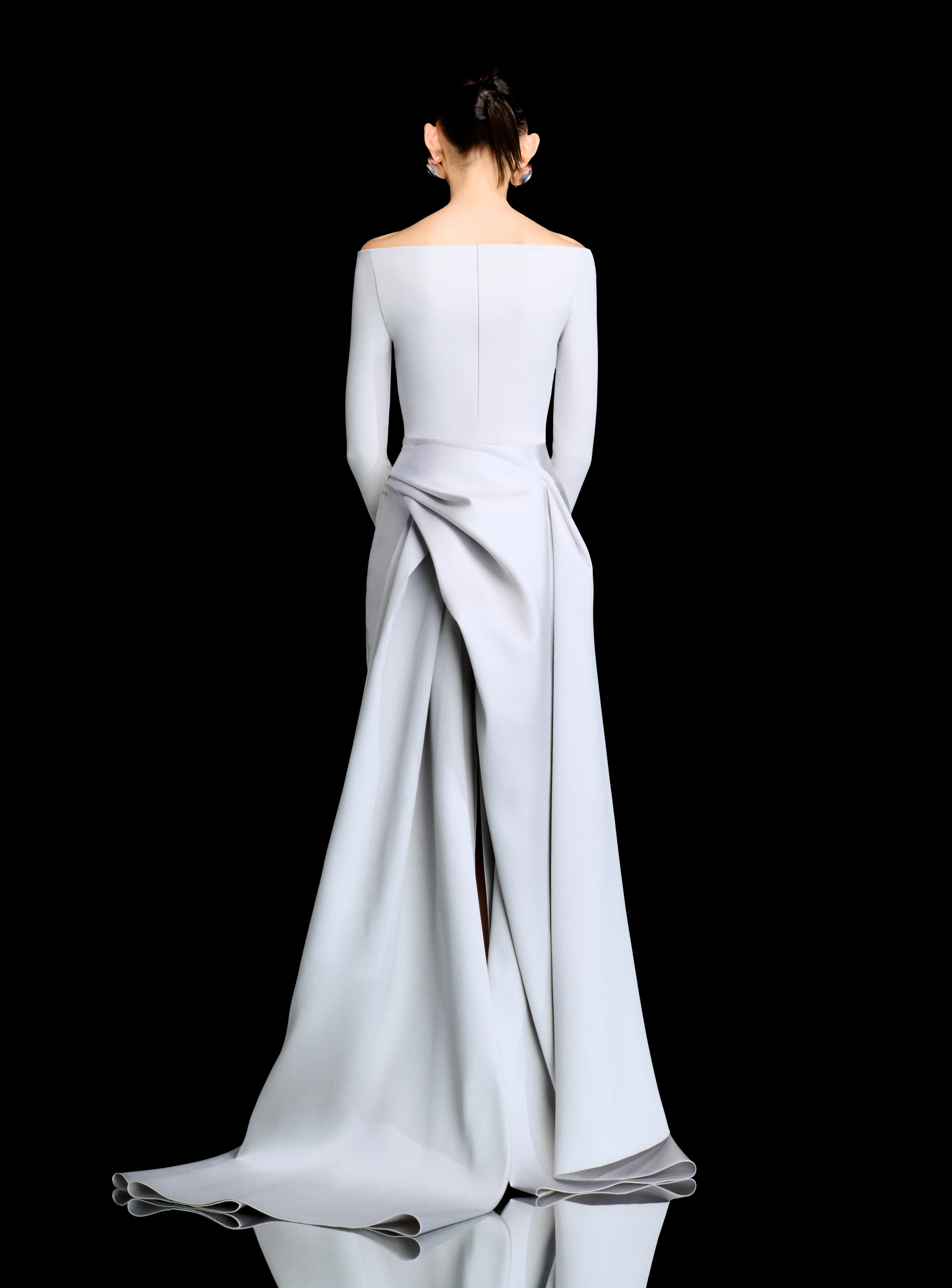 The Winslow Maxi Dress in Platinum - Image 3